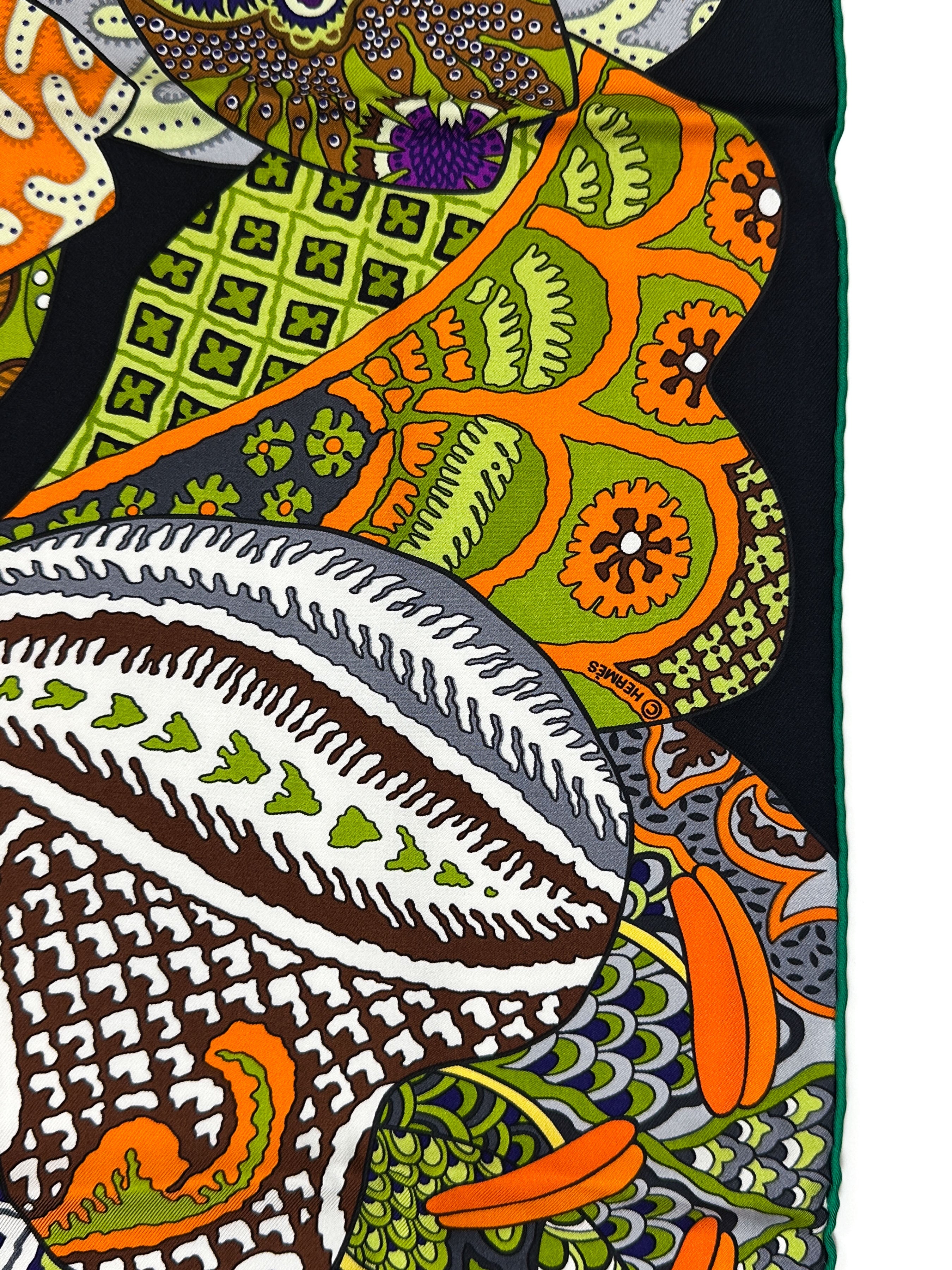 Hermès Fleurs d'Indiennes 90