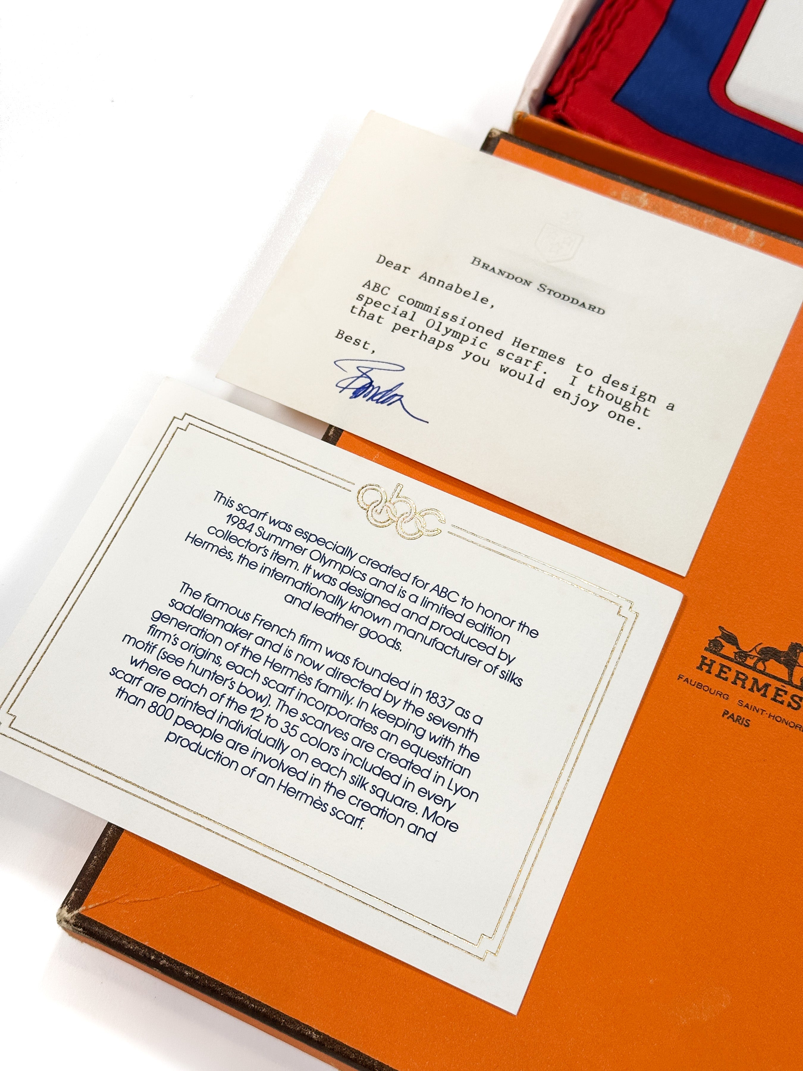 Hermès Special Edition 1984 ABC Summer Olympics With Paperwork 90