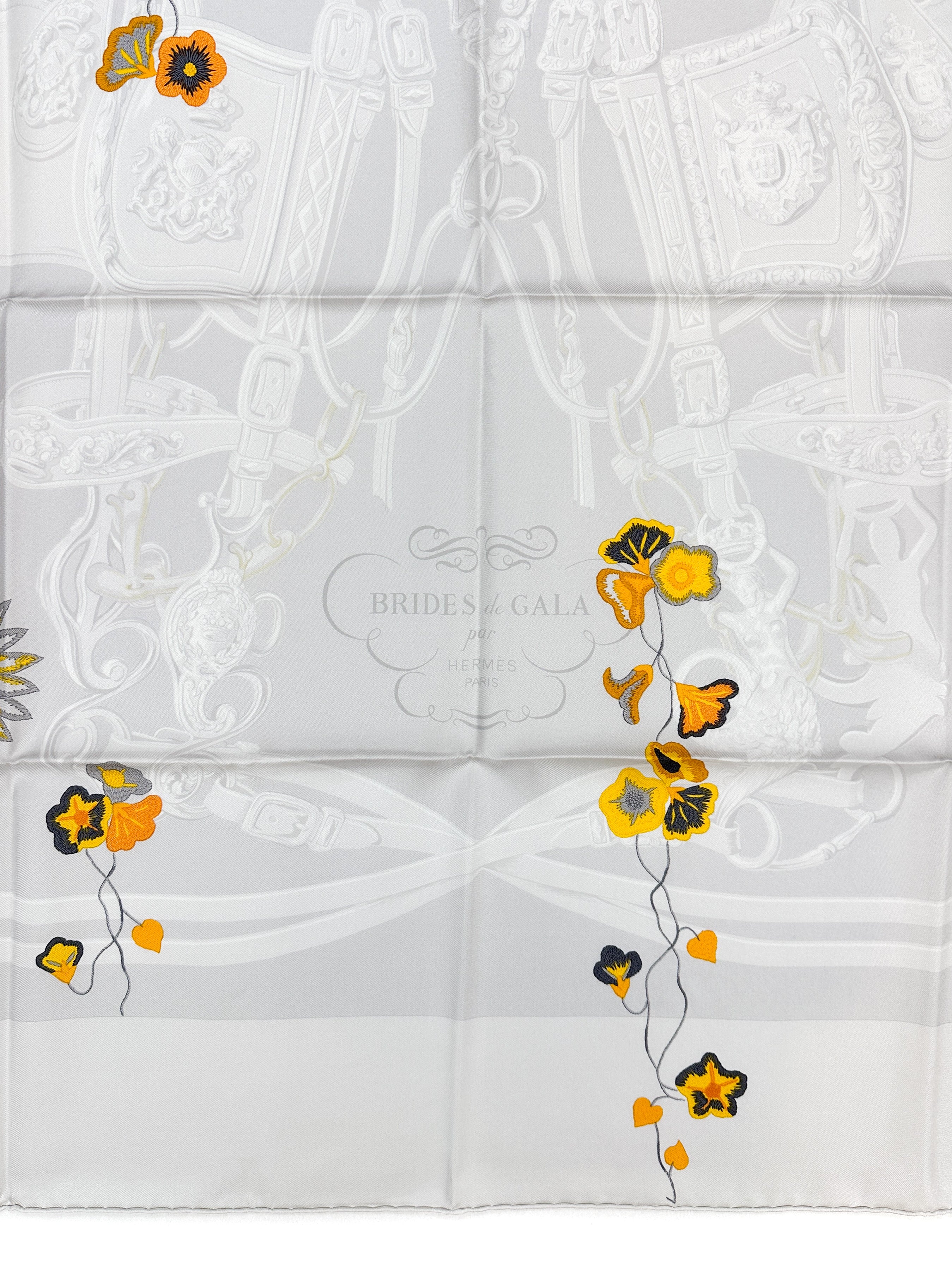Hermès Brides Fleuries 90