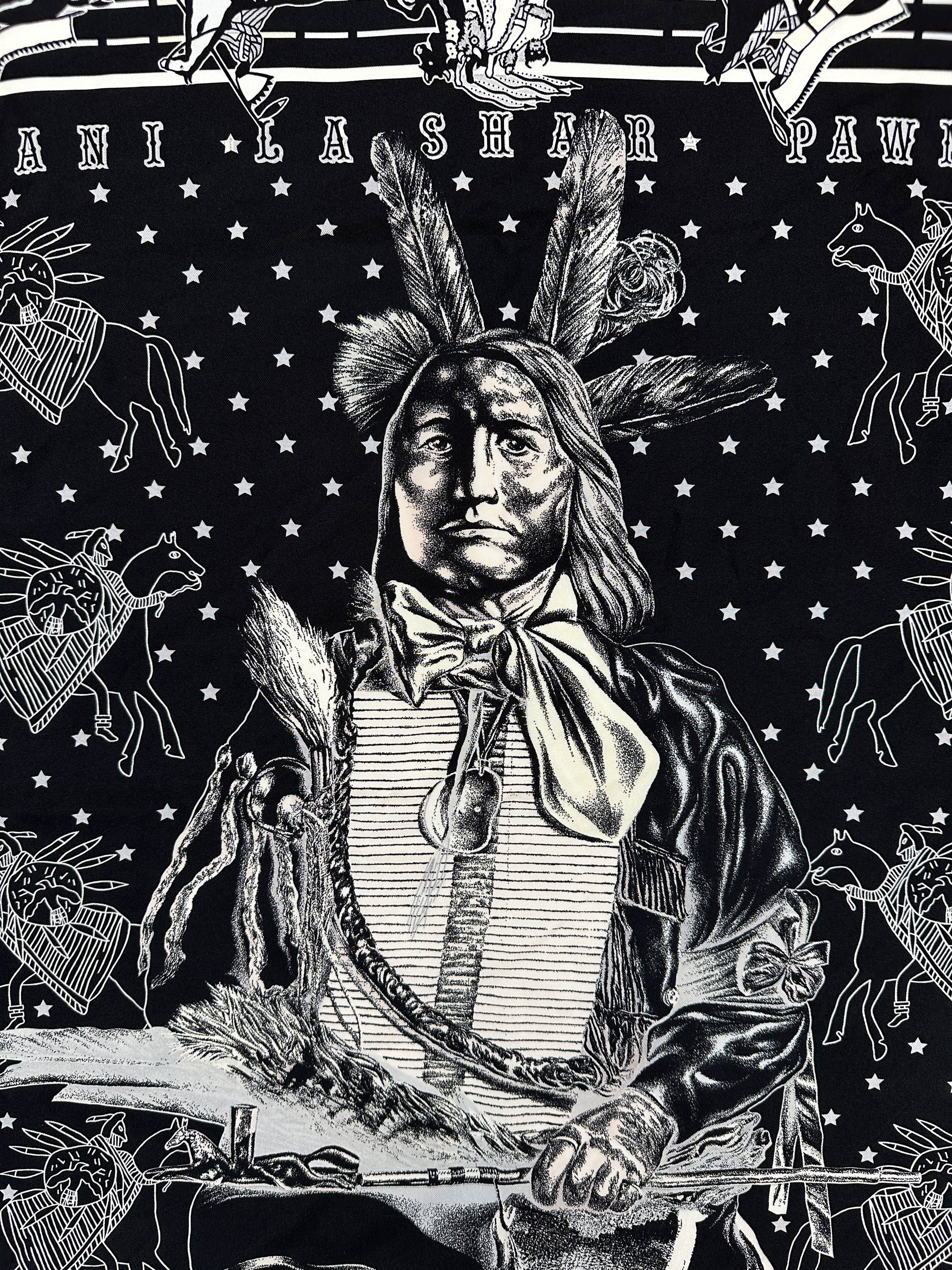 Hermès Pani La Shar Pawnee Double Face 90