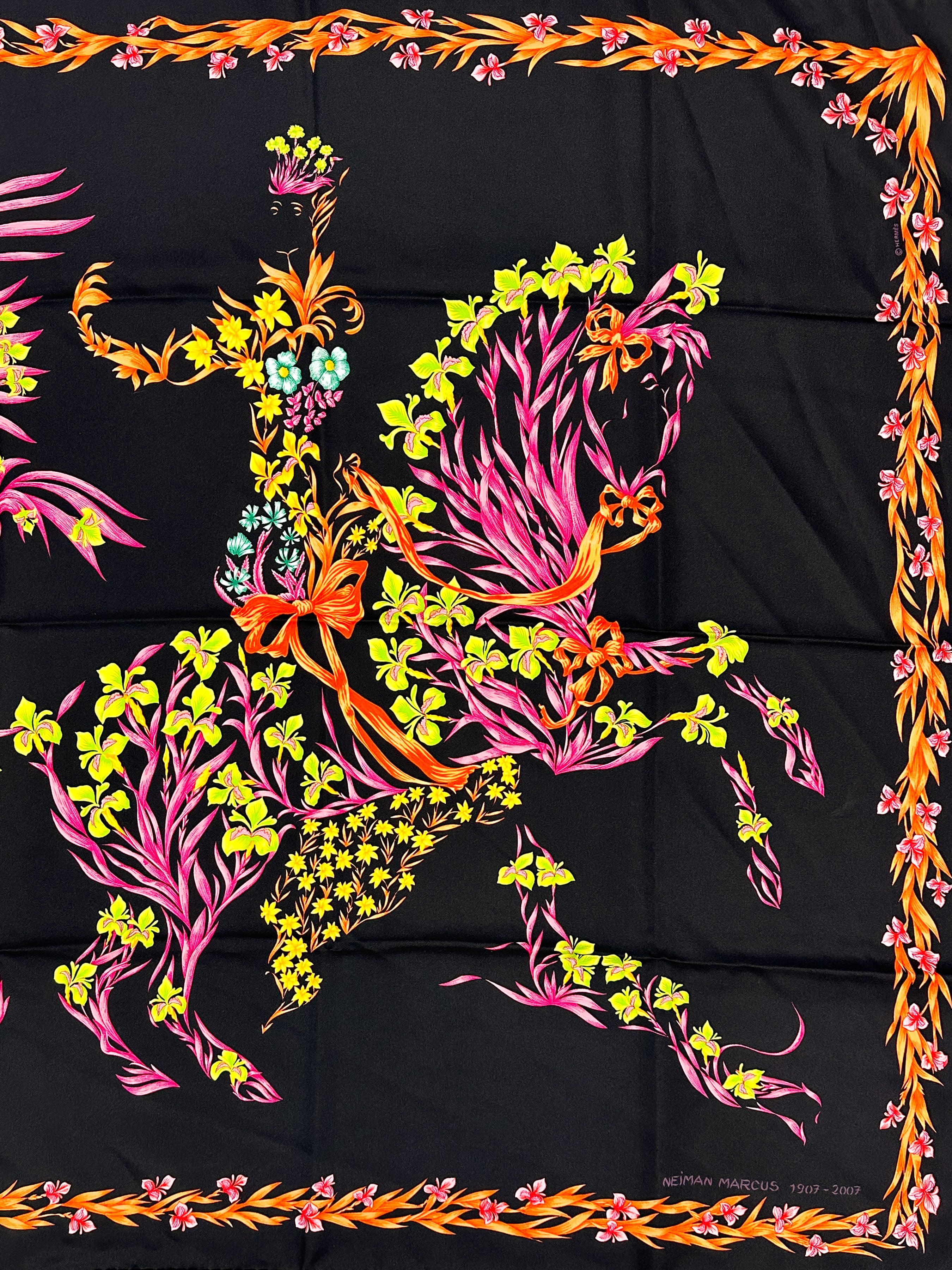 Hermès Cheval Fleuri Limited Edition 100 Years of Neiman Marcus 90