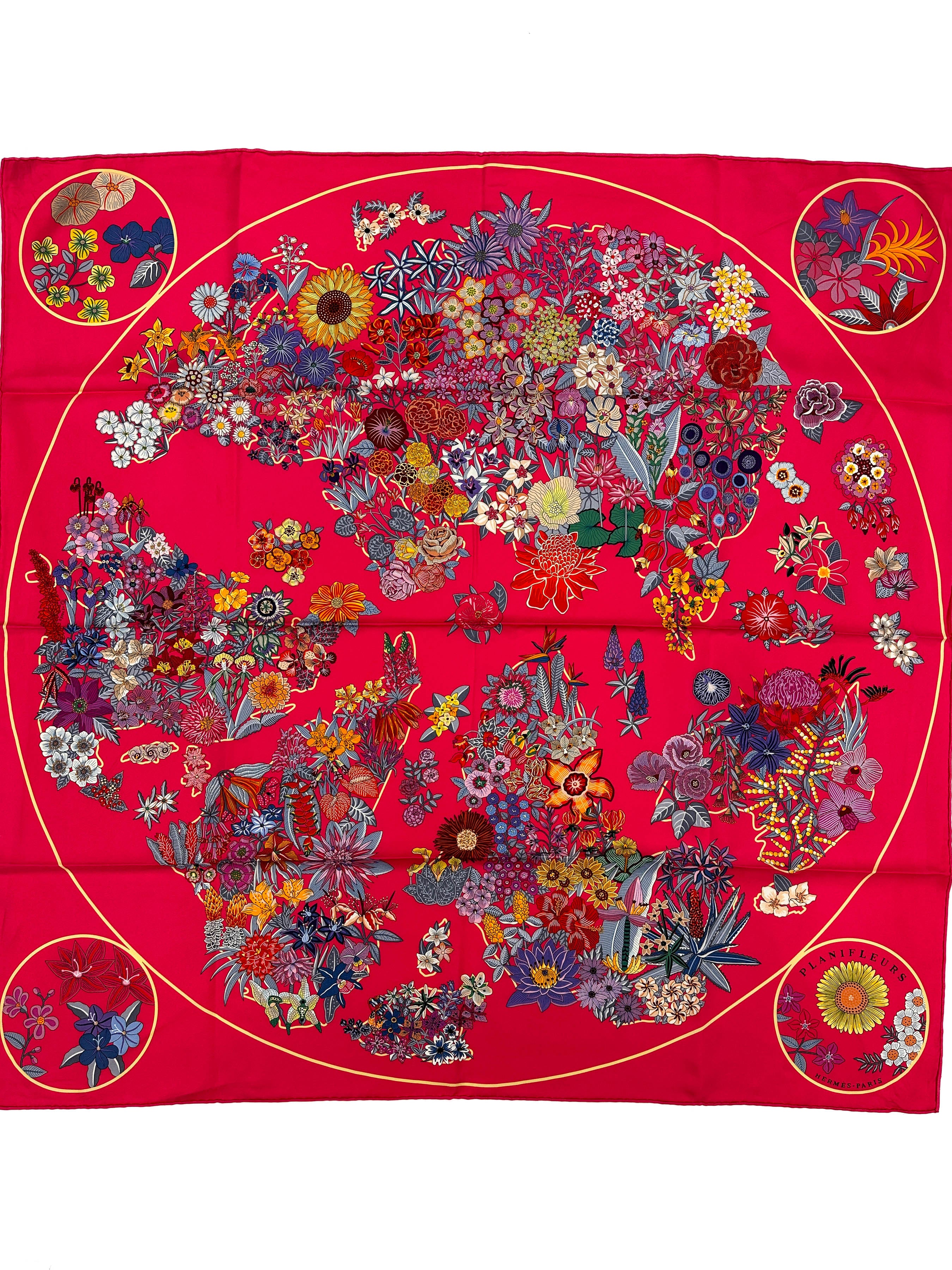 Hermès Planifleurs 90
