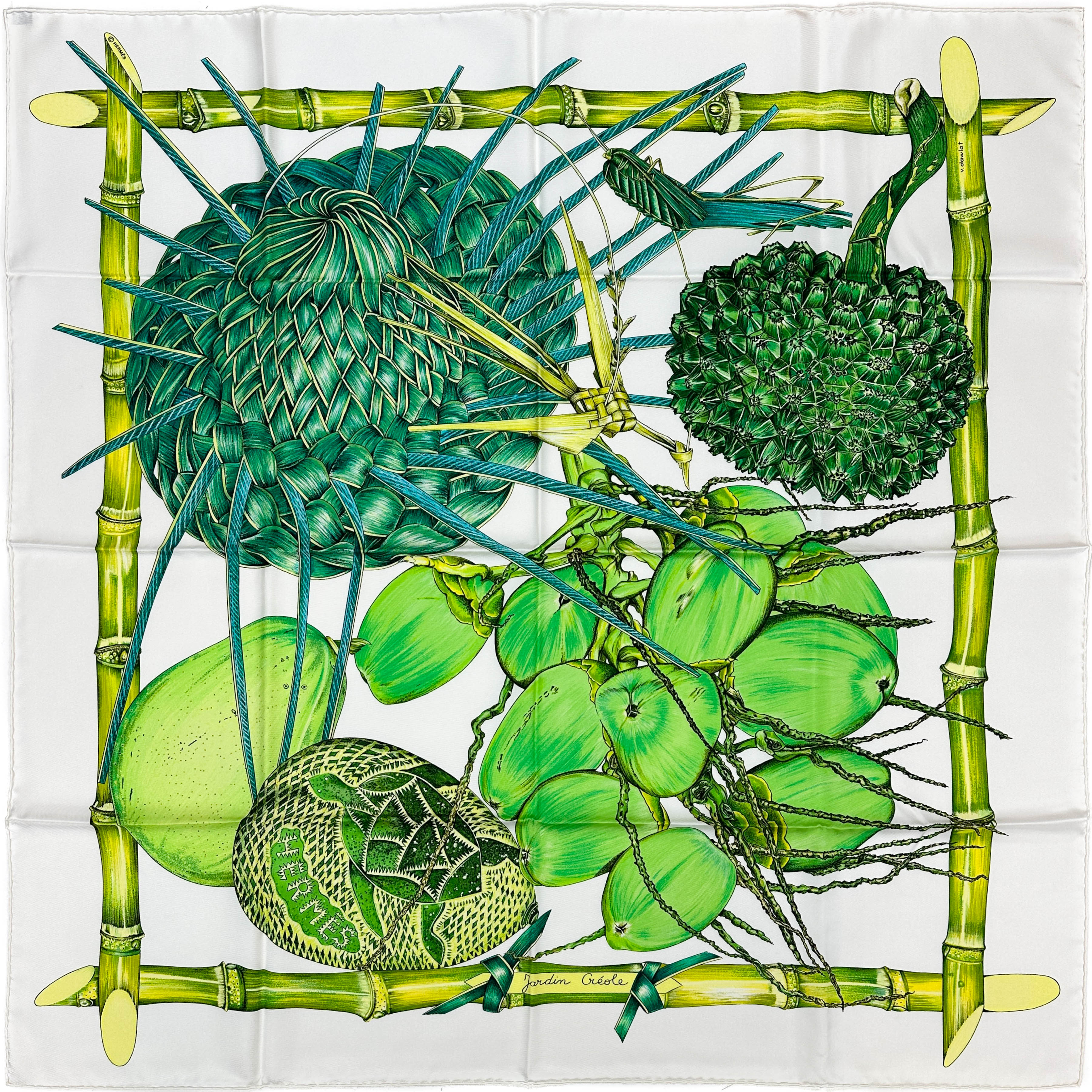 Hermès Jardin Creole 90