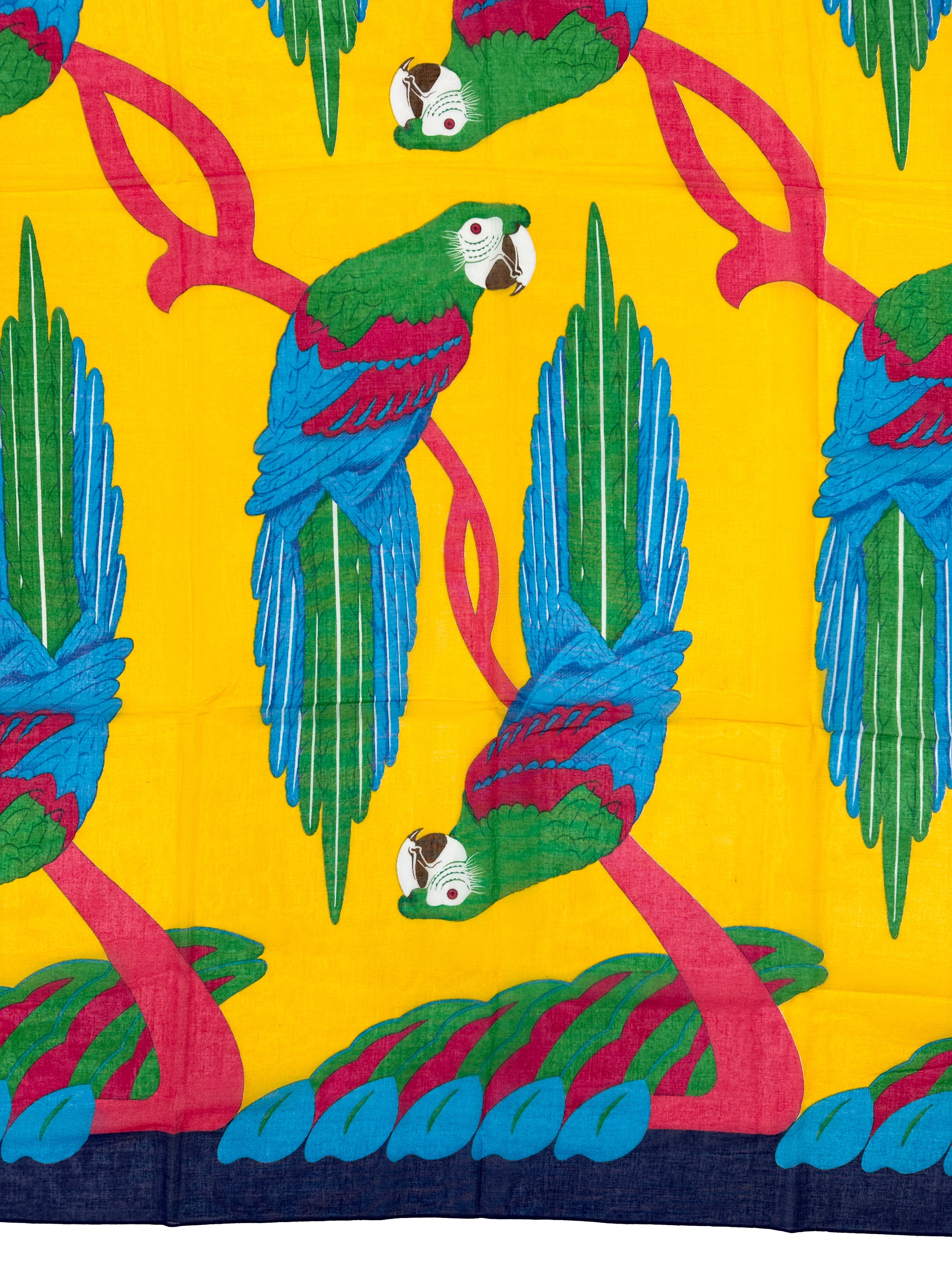 Hermès Les Perroquets Pareo