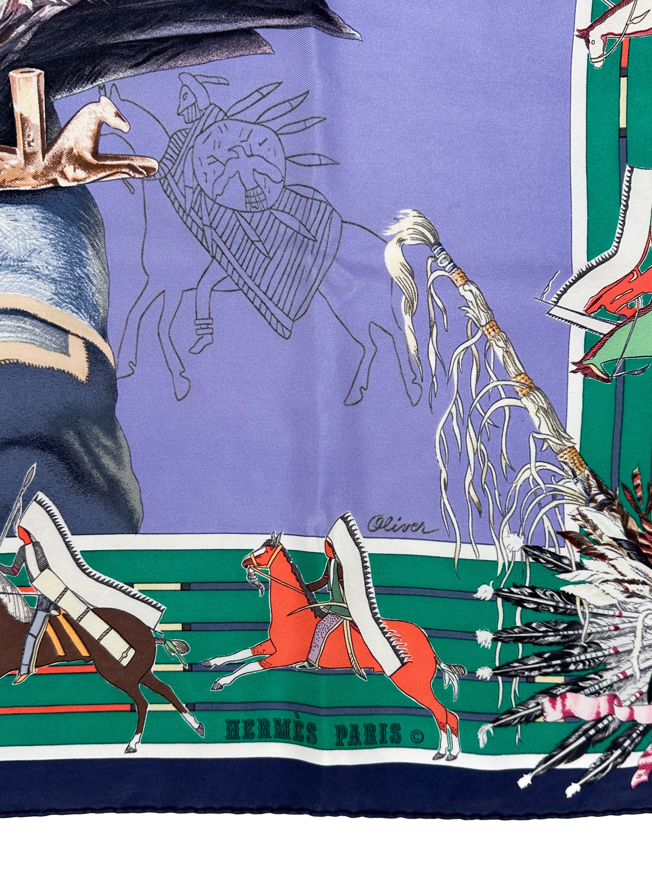 Hermès Pani La Shar Pawnee 90