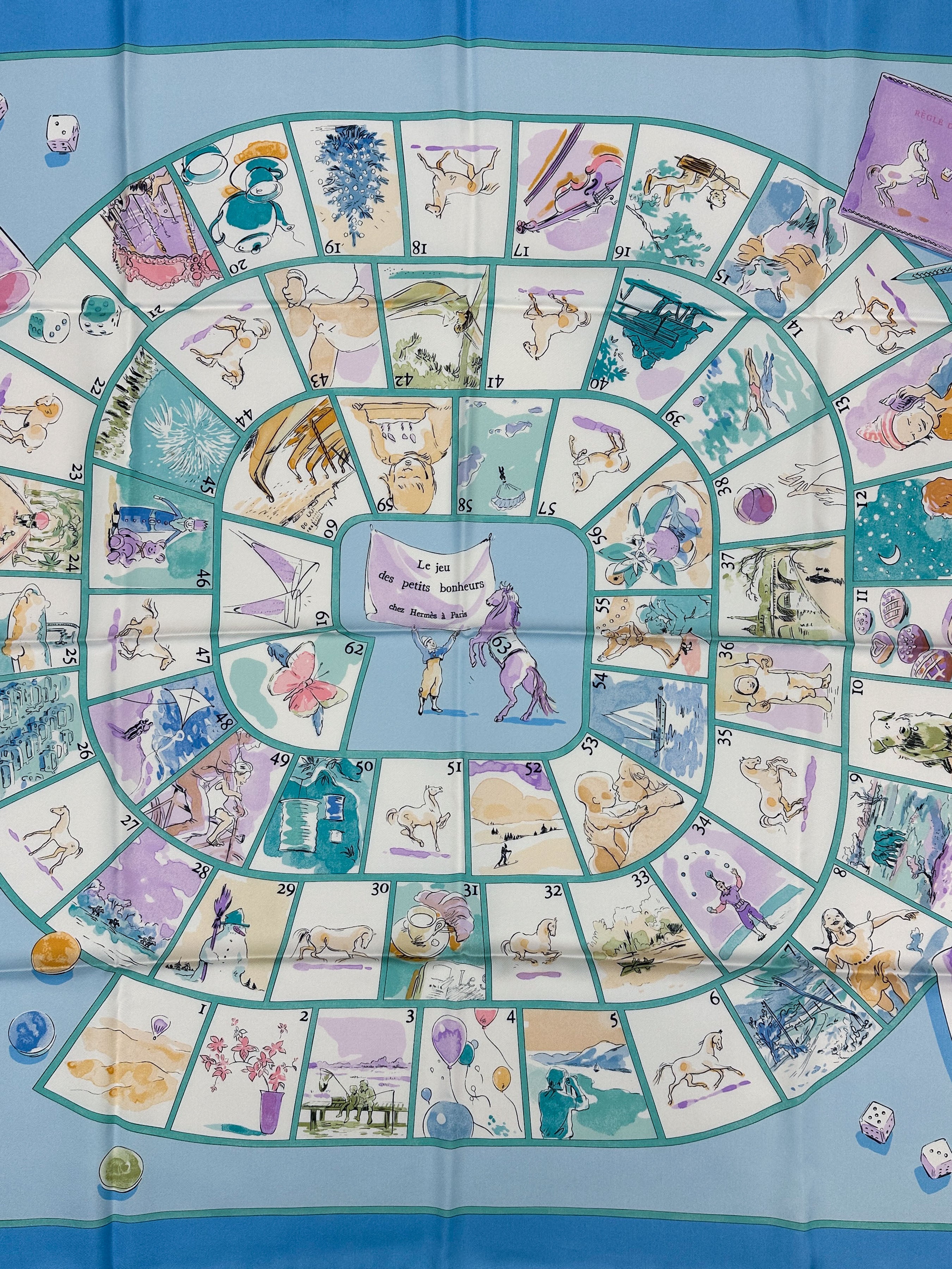 Hermès Le Jeu des Petits Bonheurs 90