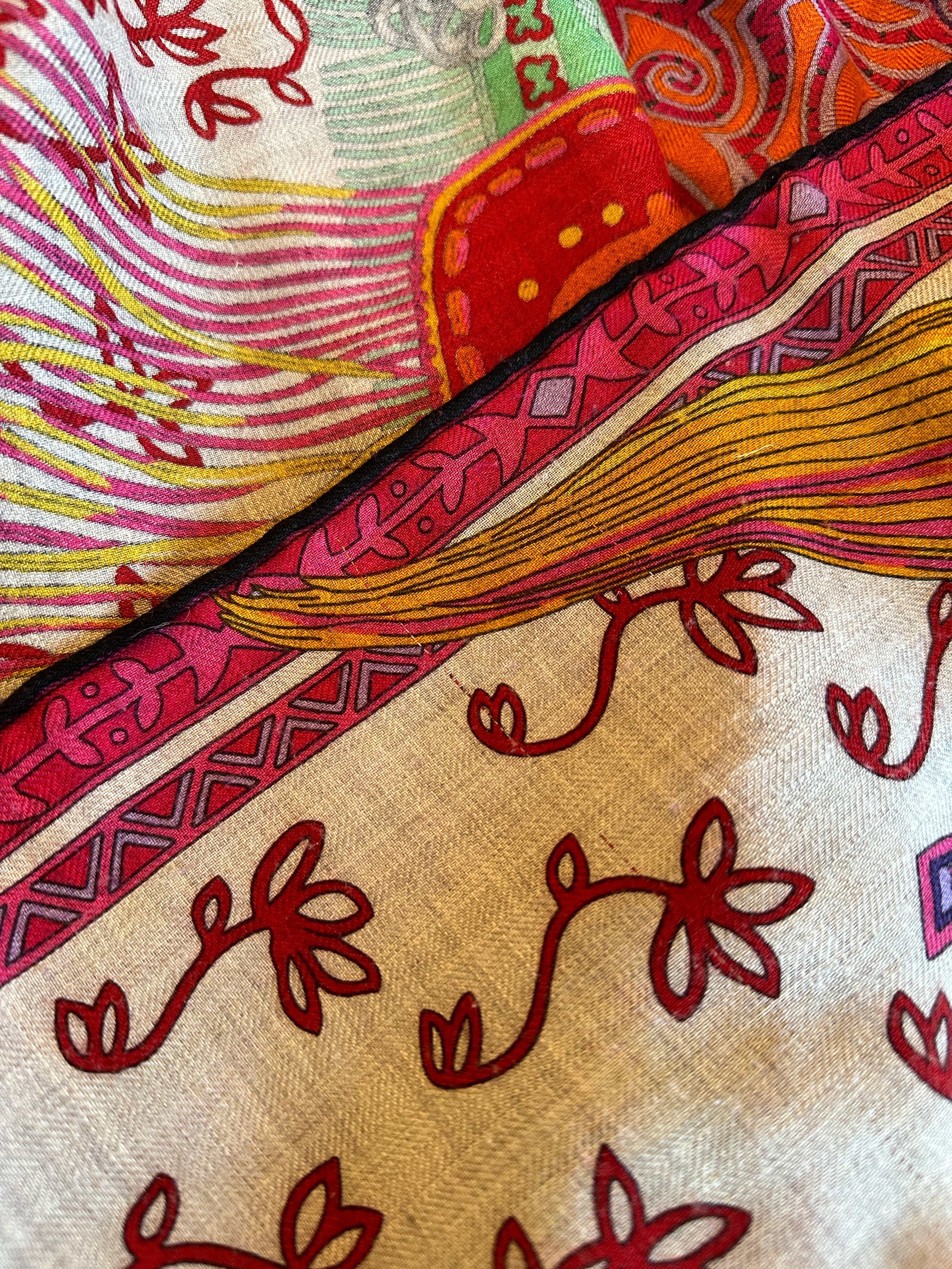 Hermès Cavaliers du Caucase Cashmere Silk 140