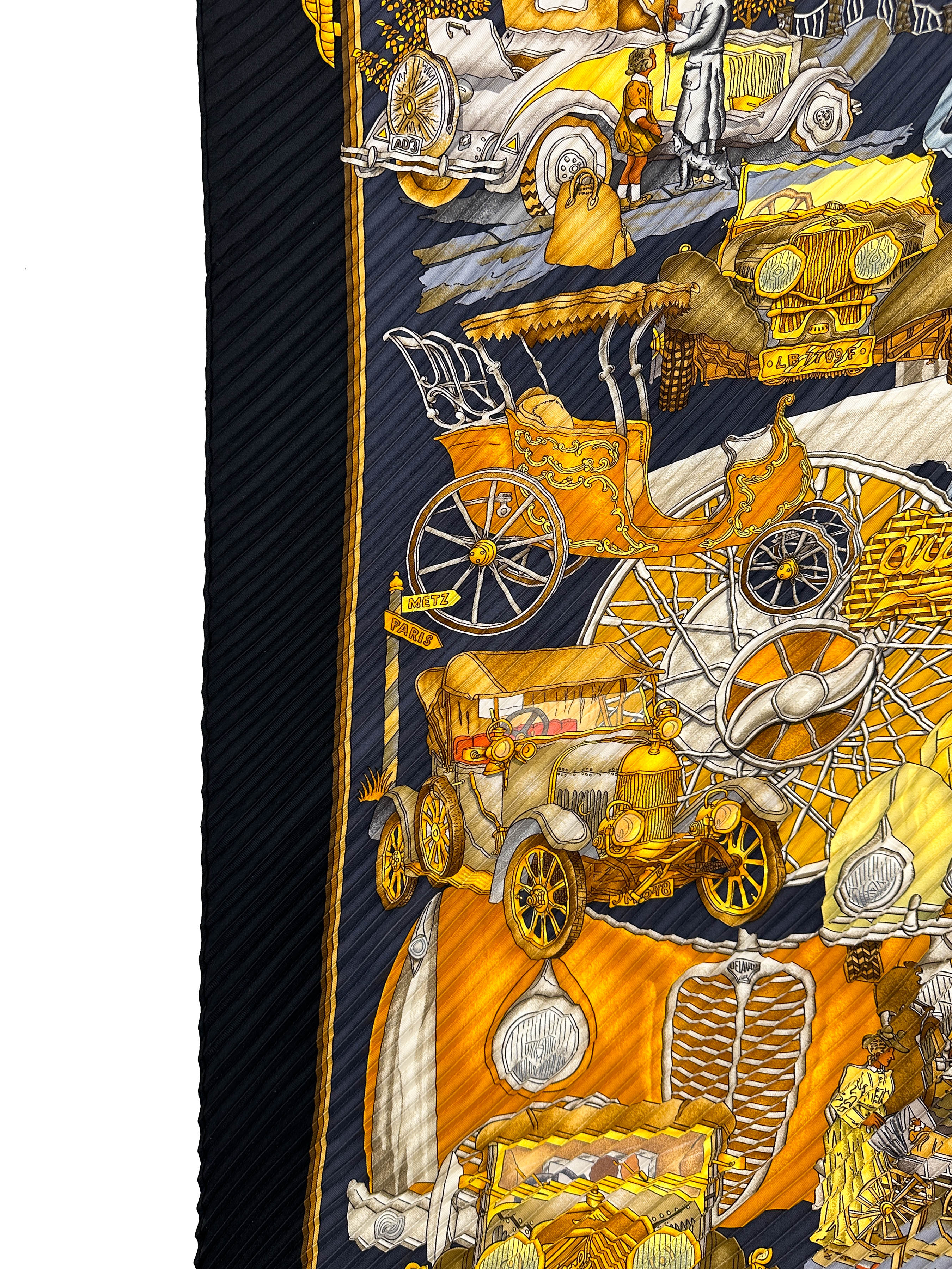 Hermès Automobile Plissé 90
