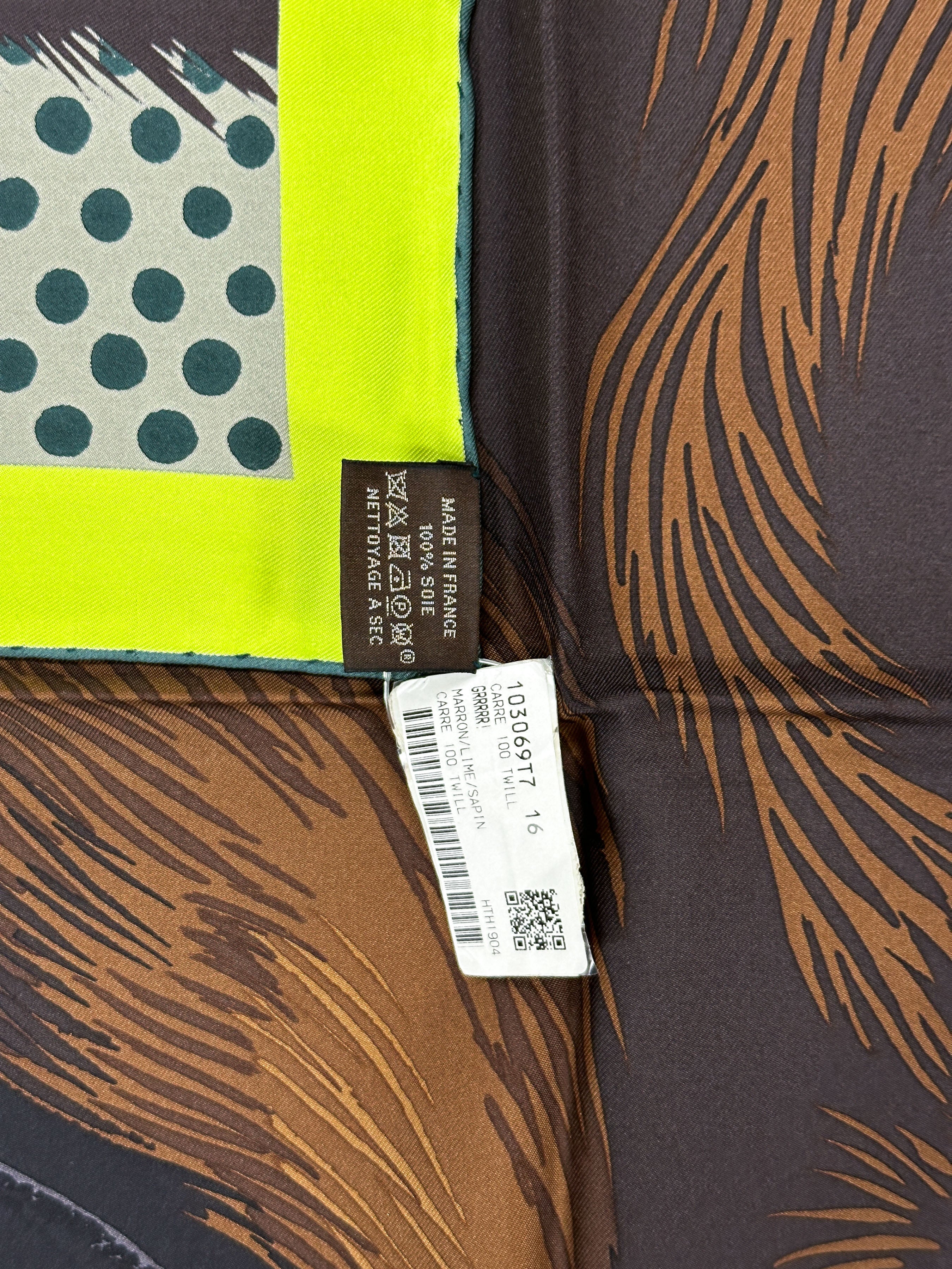 Hermès Yellowstone Forever Grrrrr! 100