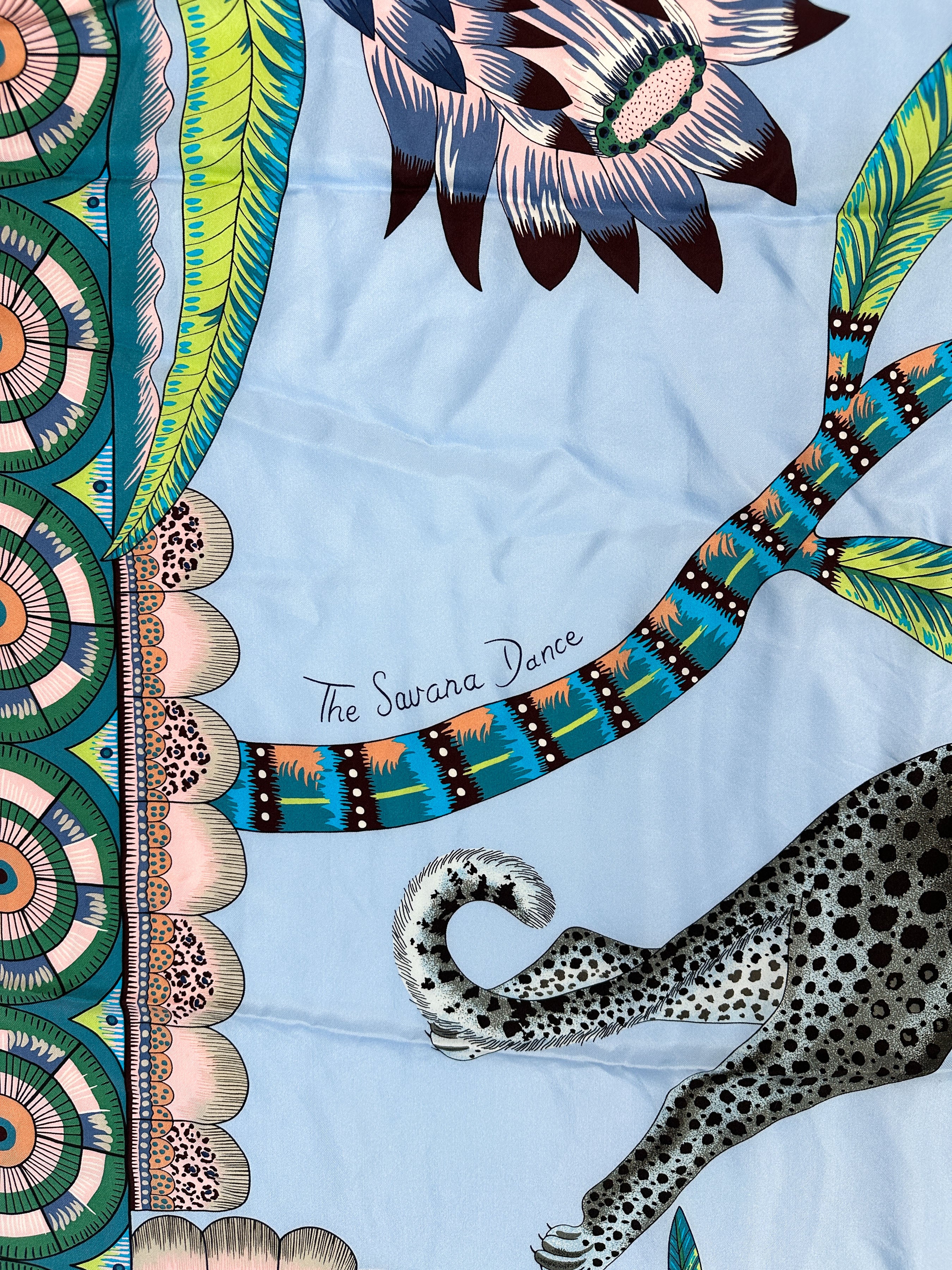 Hermès The Savana Dance Wash Silk 140