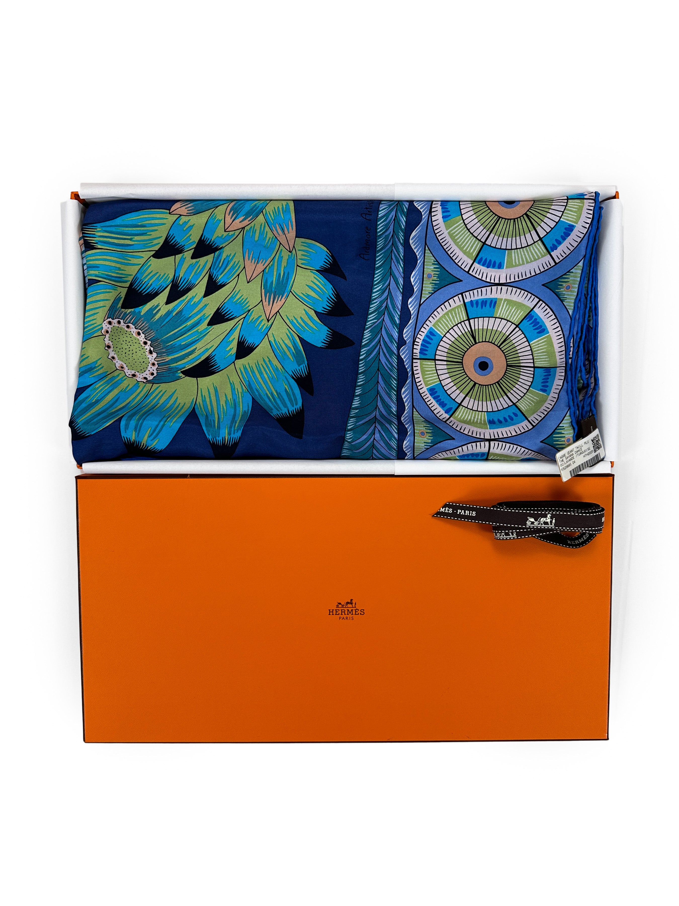 Hermès The Savana Dance Wash Silk 140