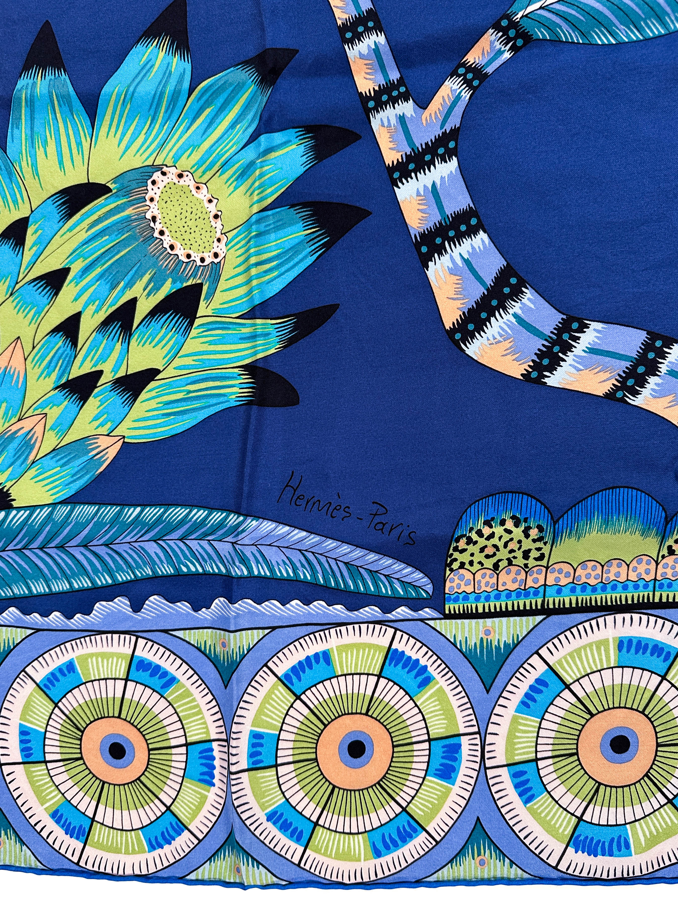 Hermès The Savana Dance Wash Silk 140