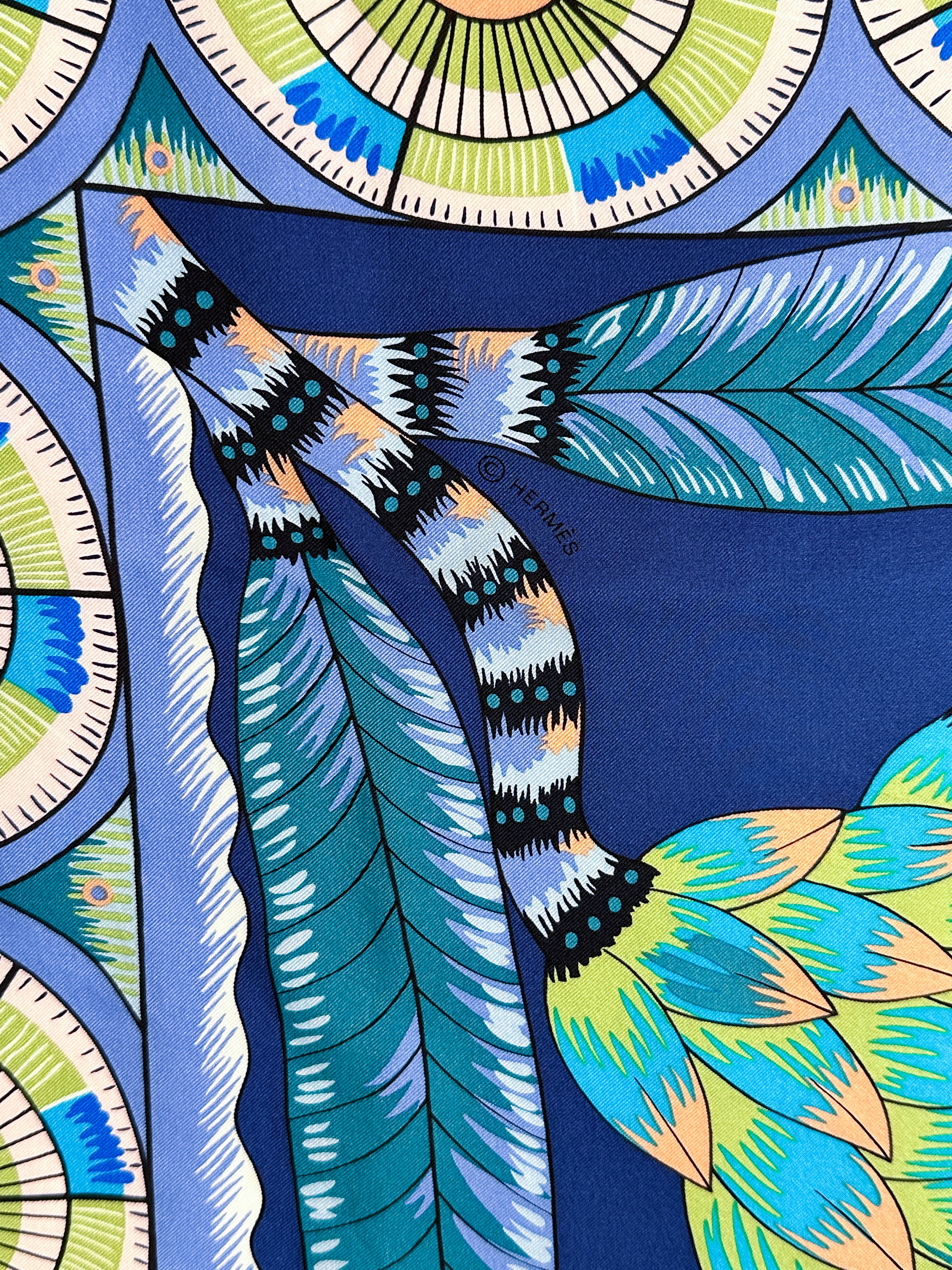 Hermès The Savana Dance Wash Silk 140