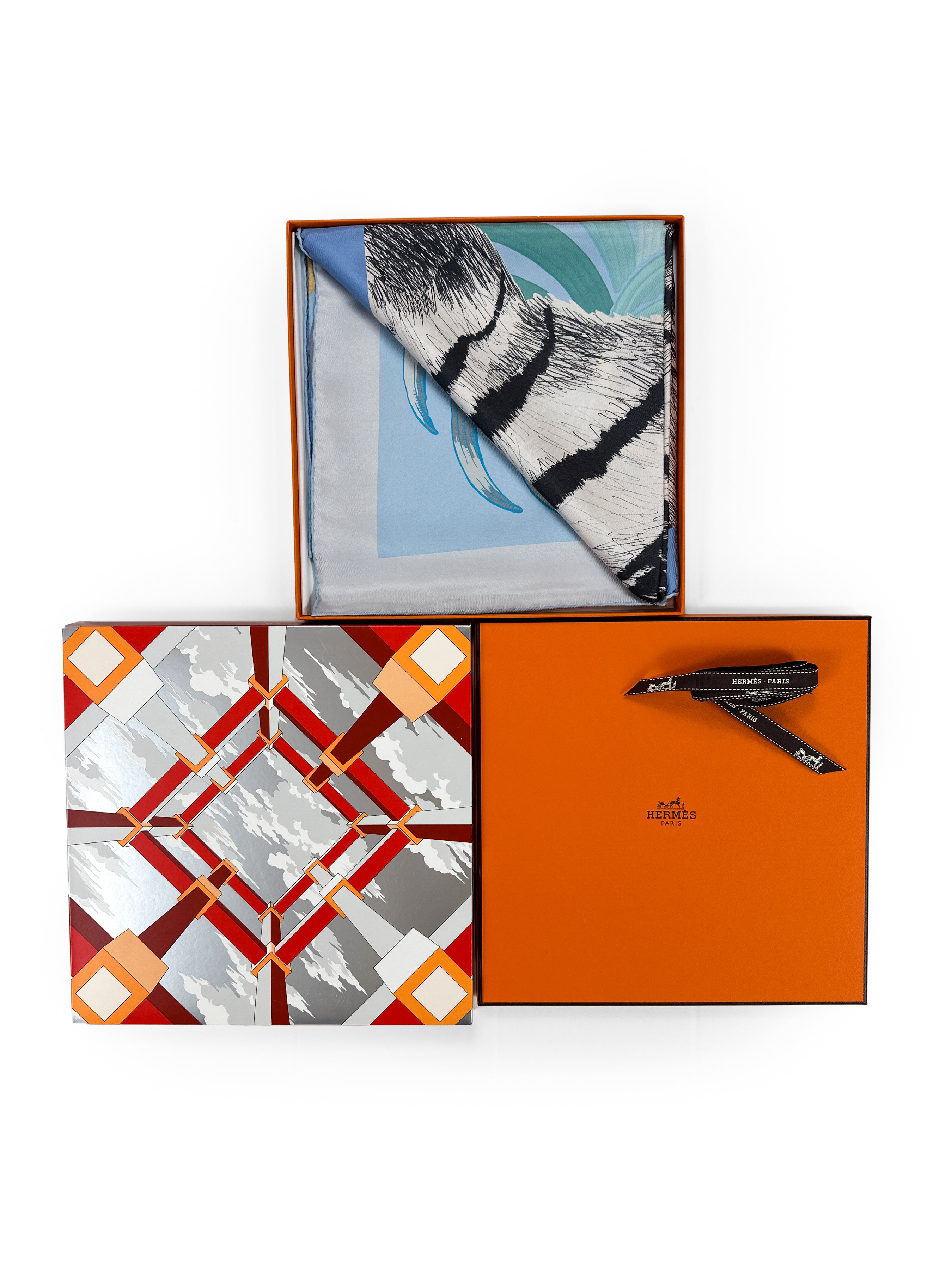 Hermès Tigre Royal Double Face 90