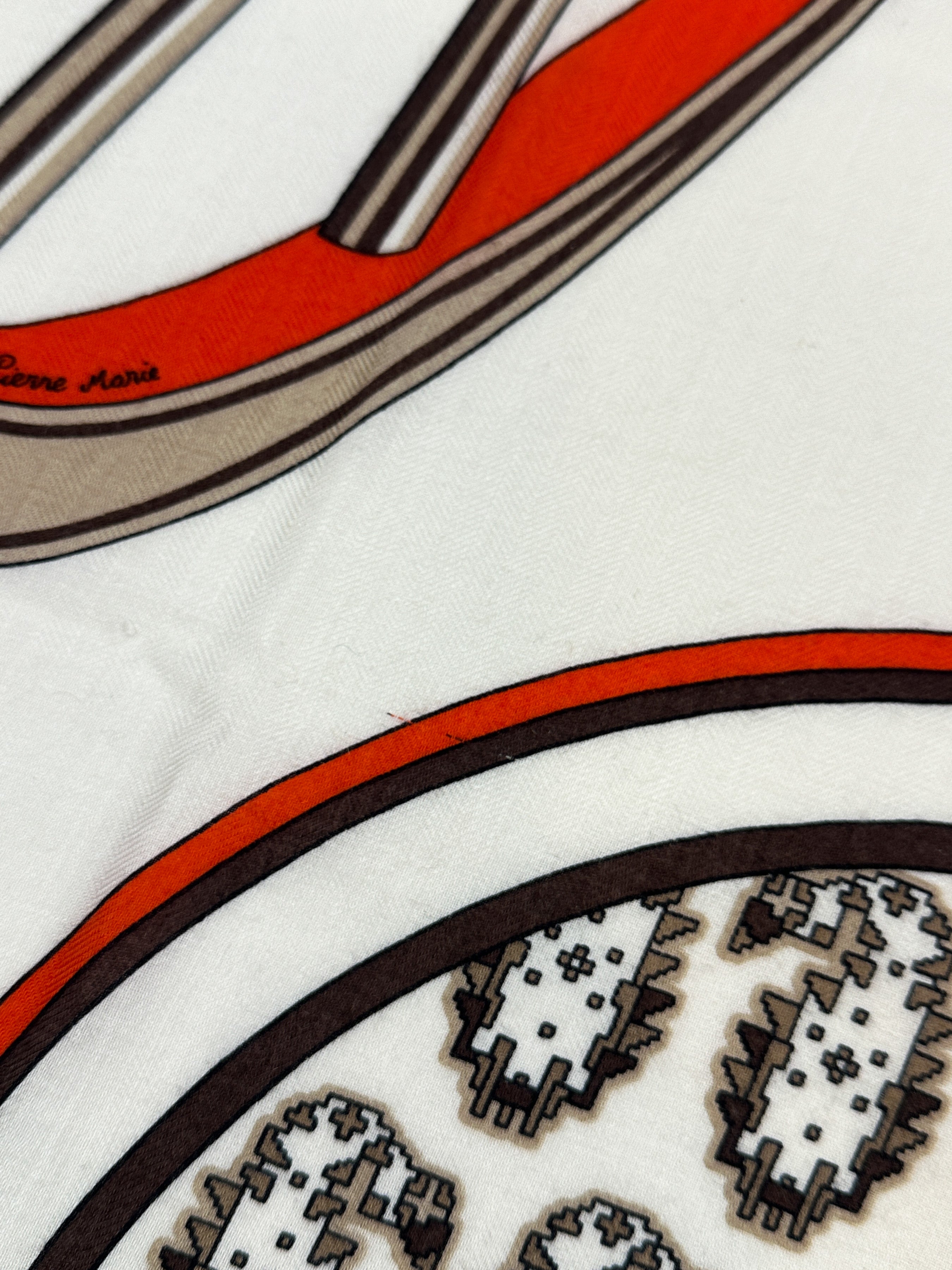 Hermès Les Roues de Phaéton Cashmere Silk 140