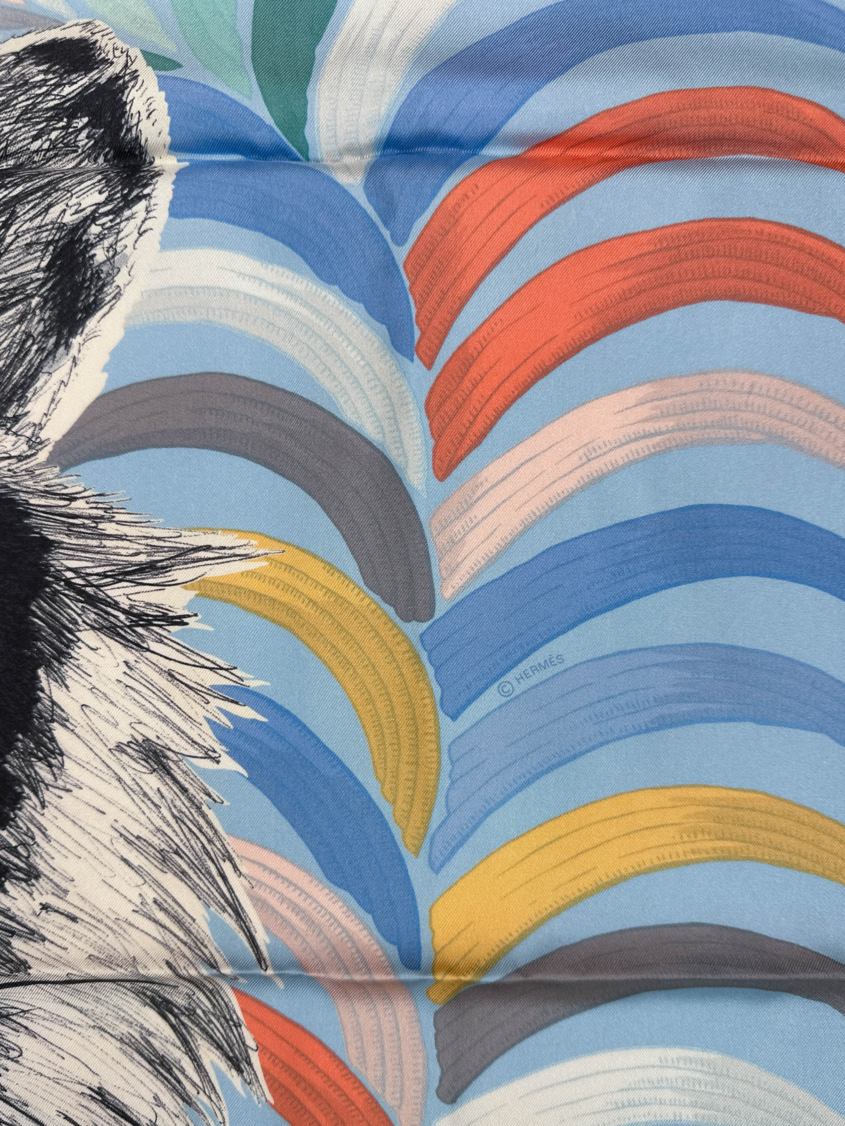 Hermès Tigre Royal Double Face 90