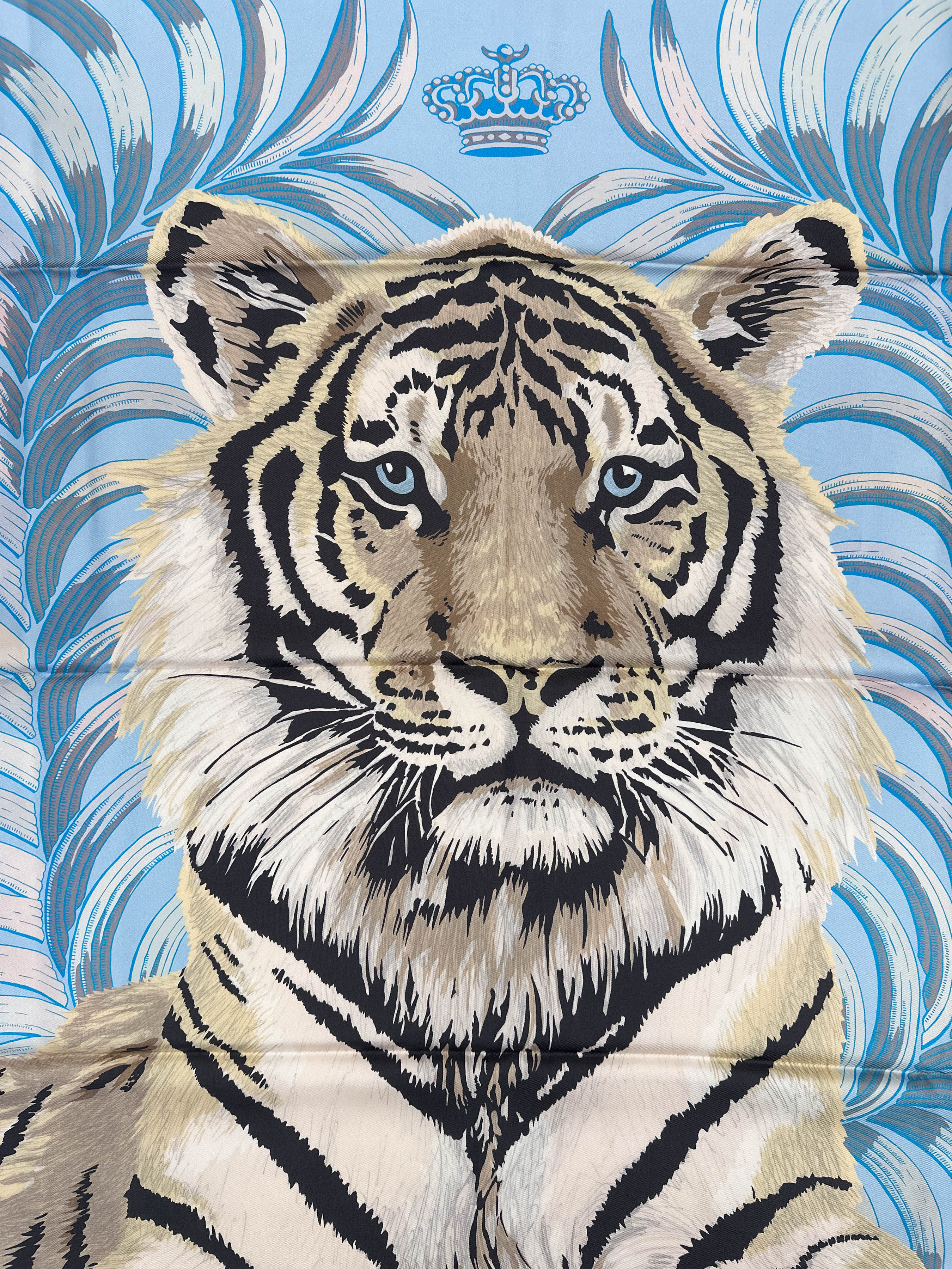 Hermès Tigre Royal Double Face 90