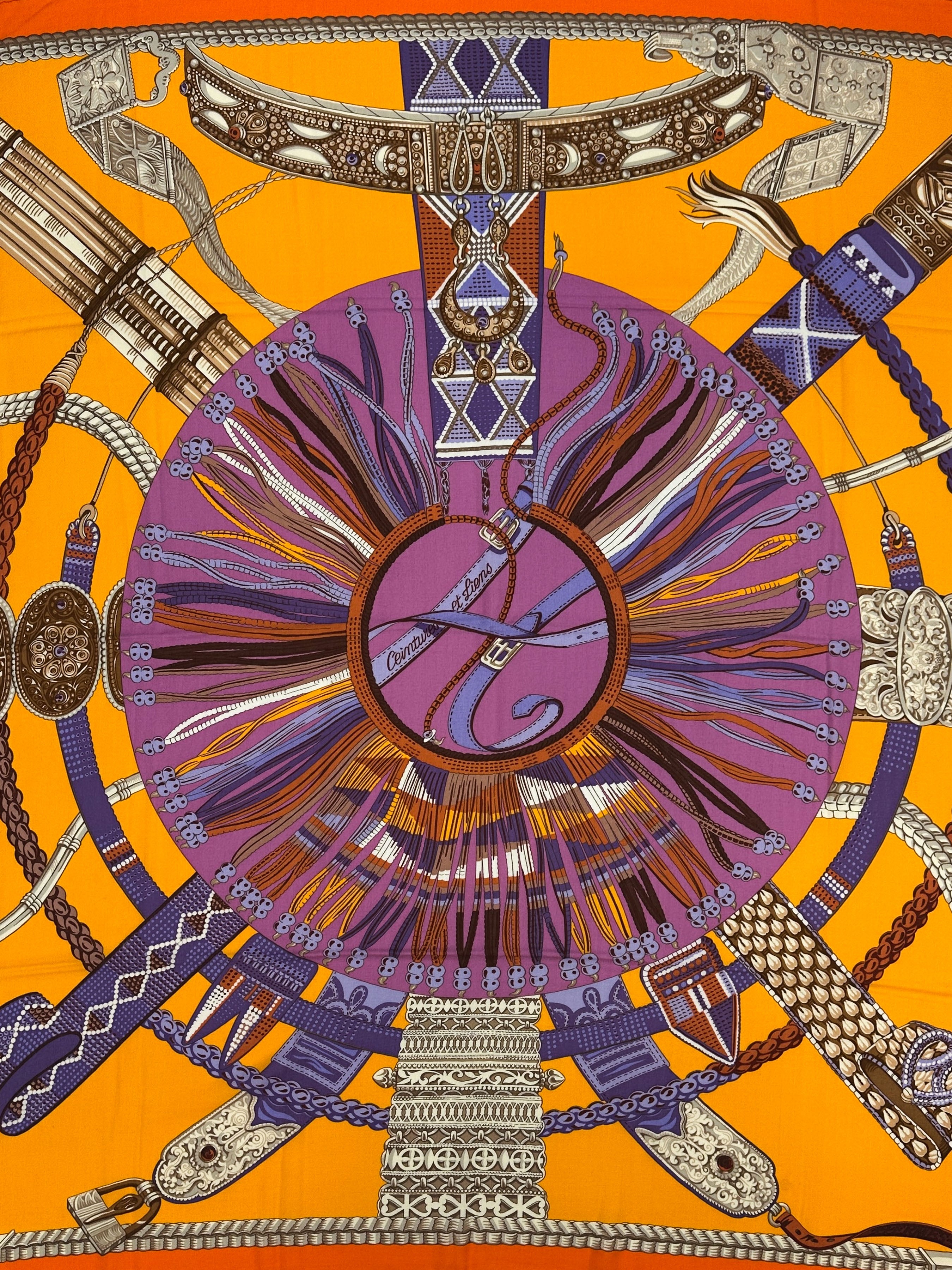 Hermès Centuries et Liens Cashmere Silk 140