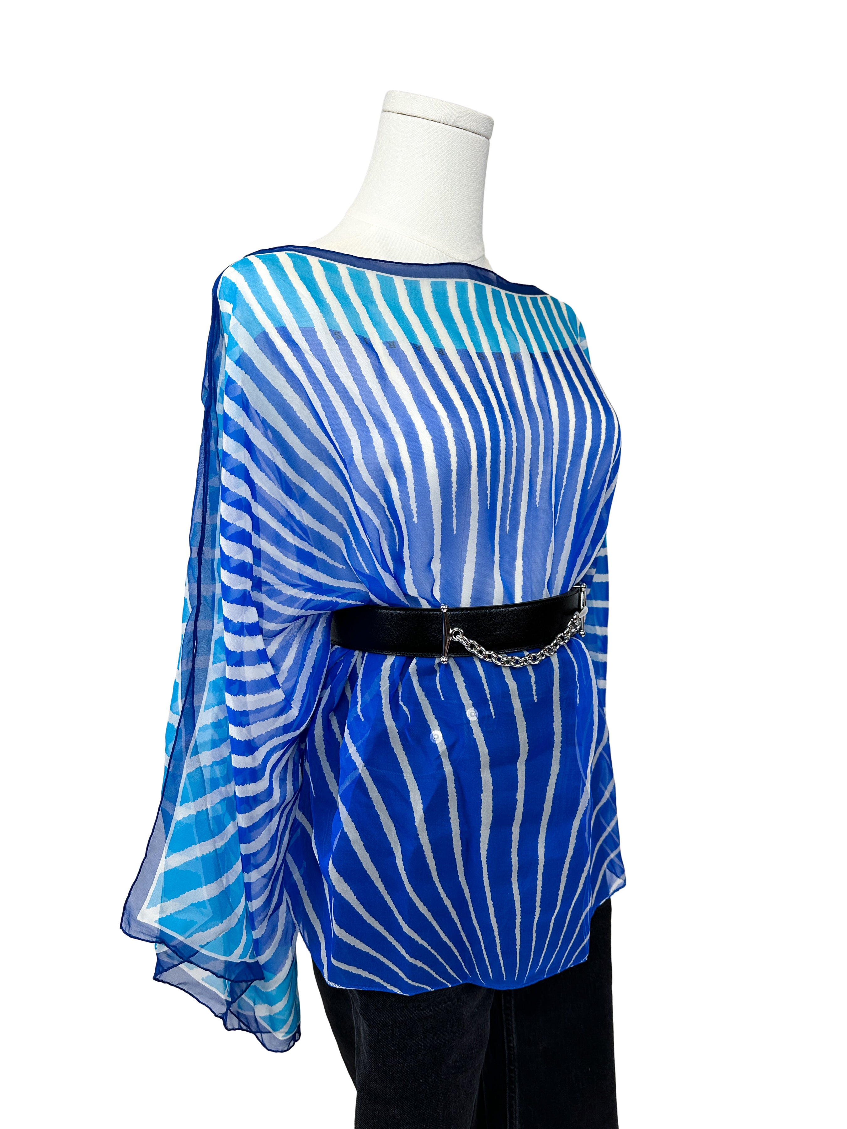 Hermès Soleil Mousseline Top