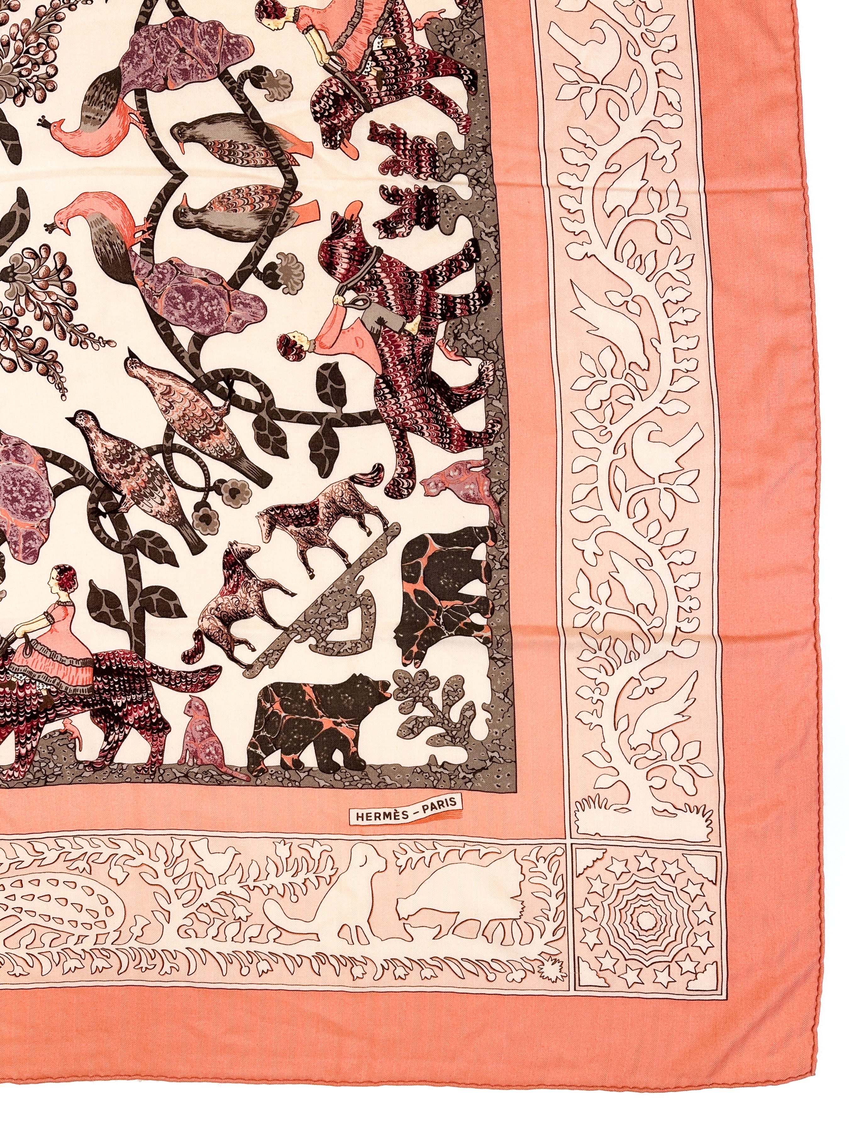 Hermès Early America Cashmere Silk 140