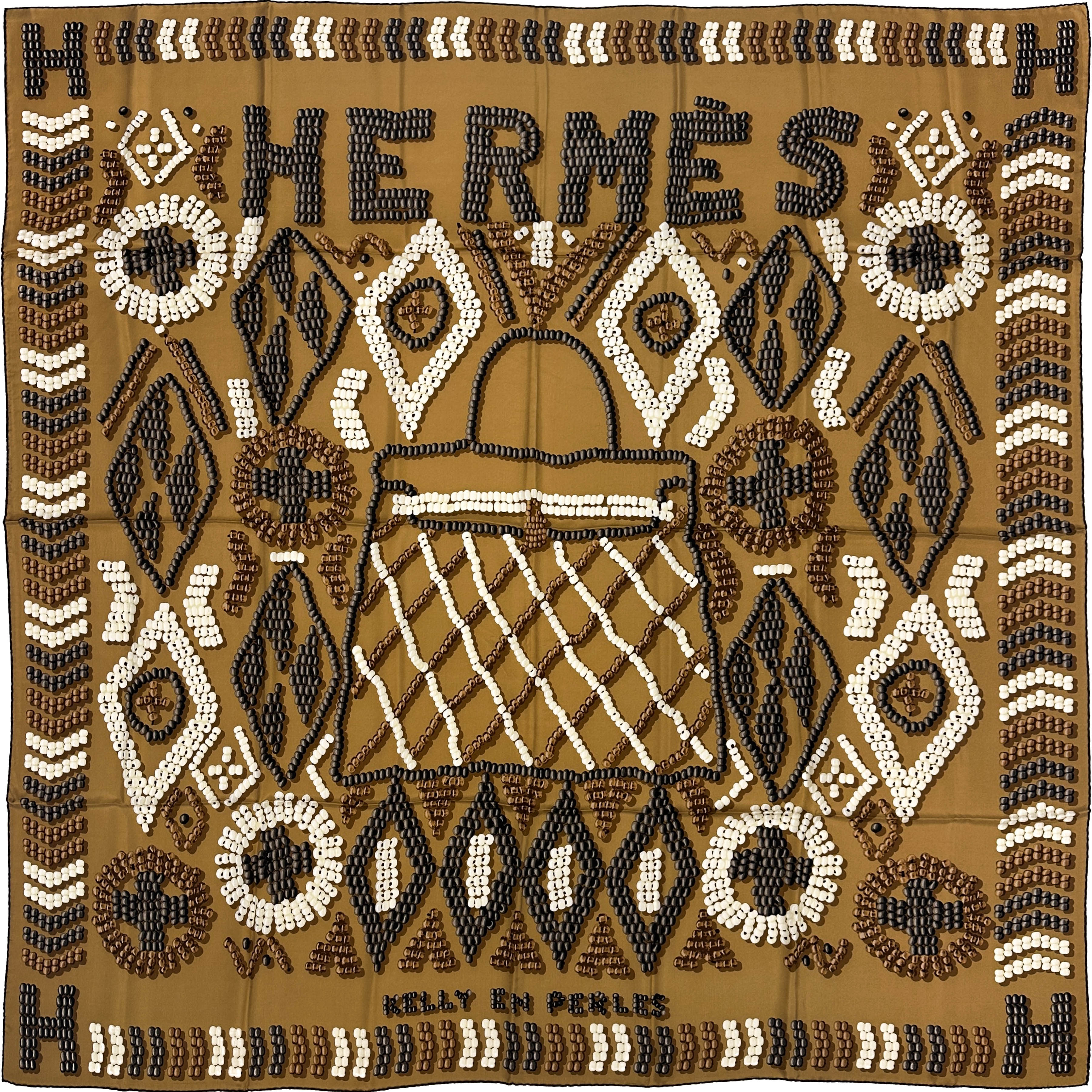 Hermès Kelly en Perles Wash Silk 140