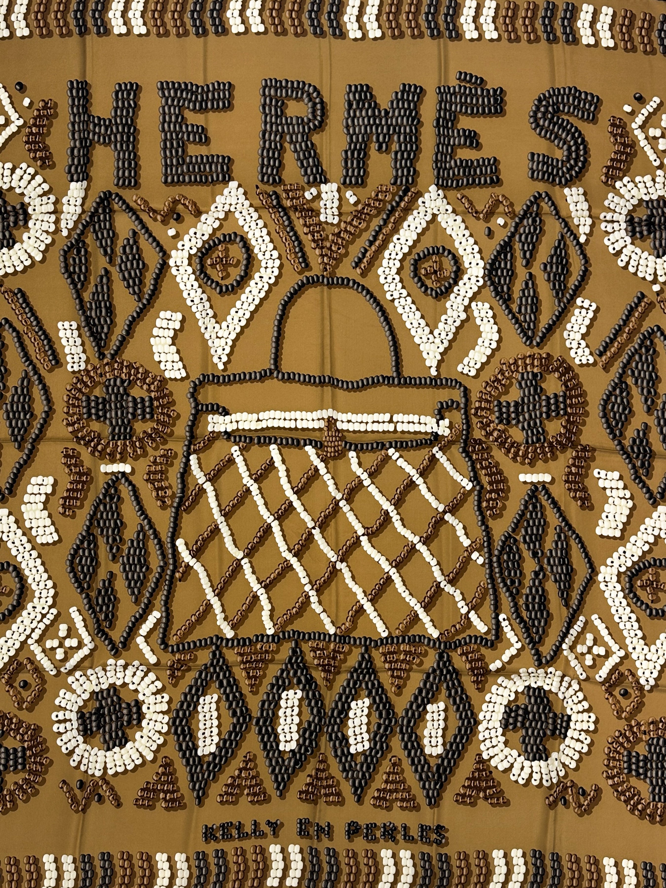 Hermès Kelly en Perles Wash Silk 140