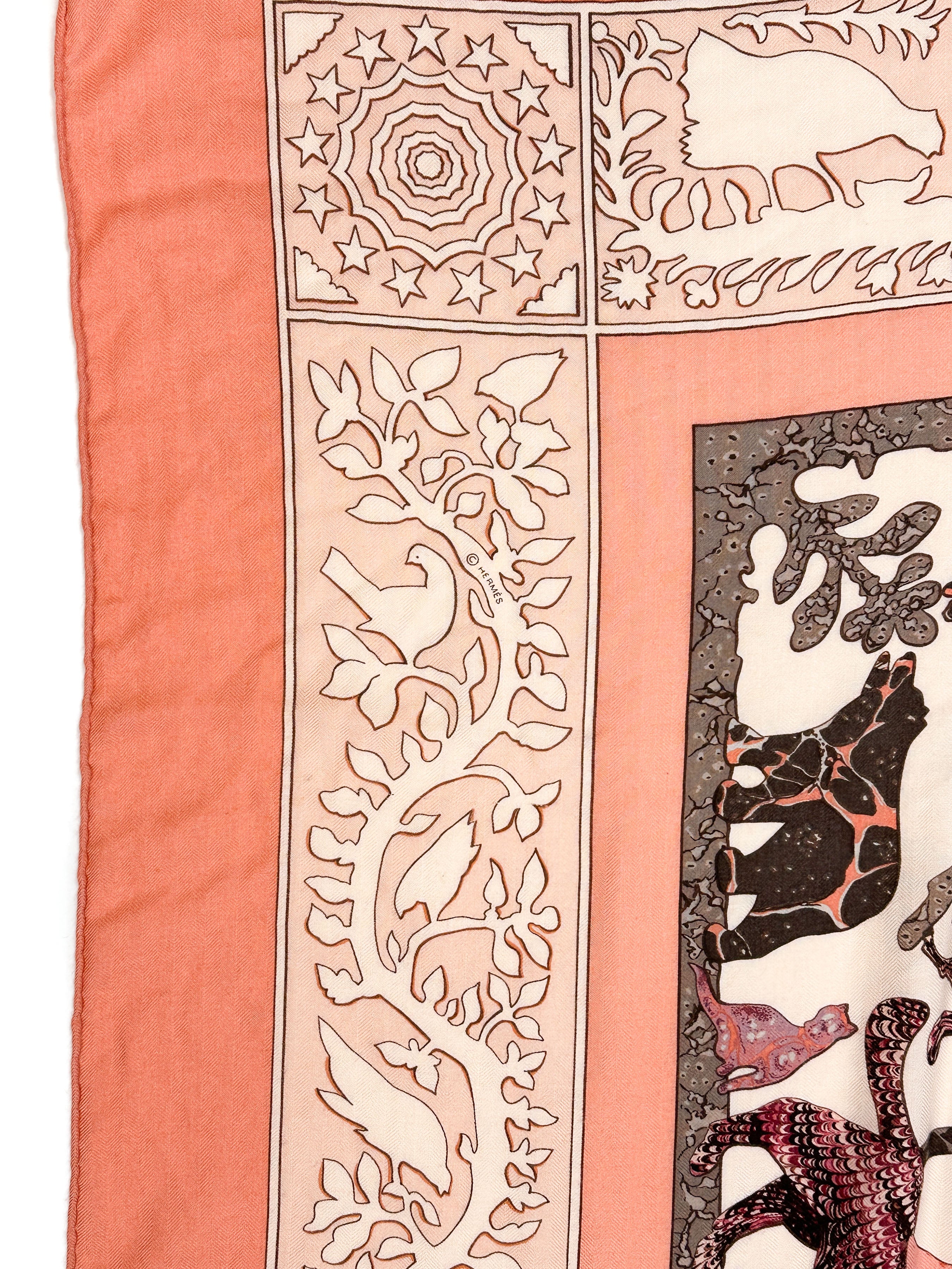 Hermès Early America Cashmere Silk 140