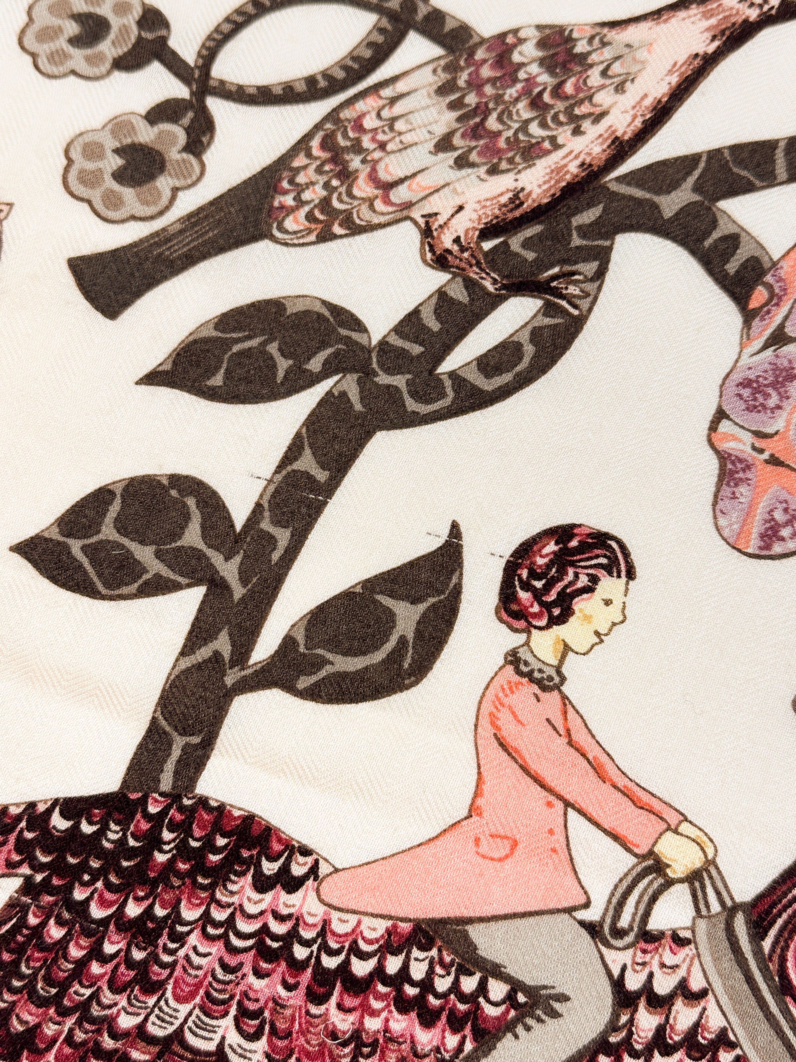Hermès Early America Cashmere Silk 140
