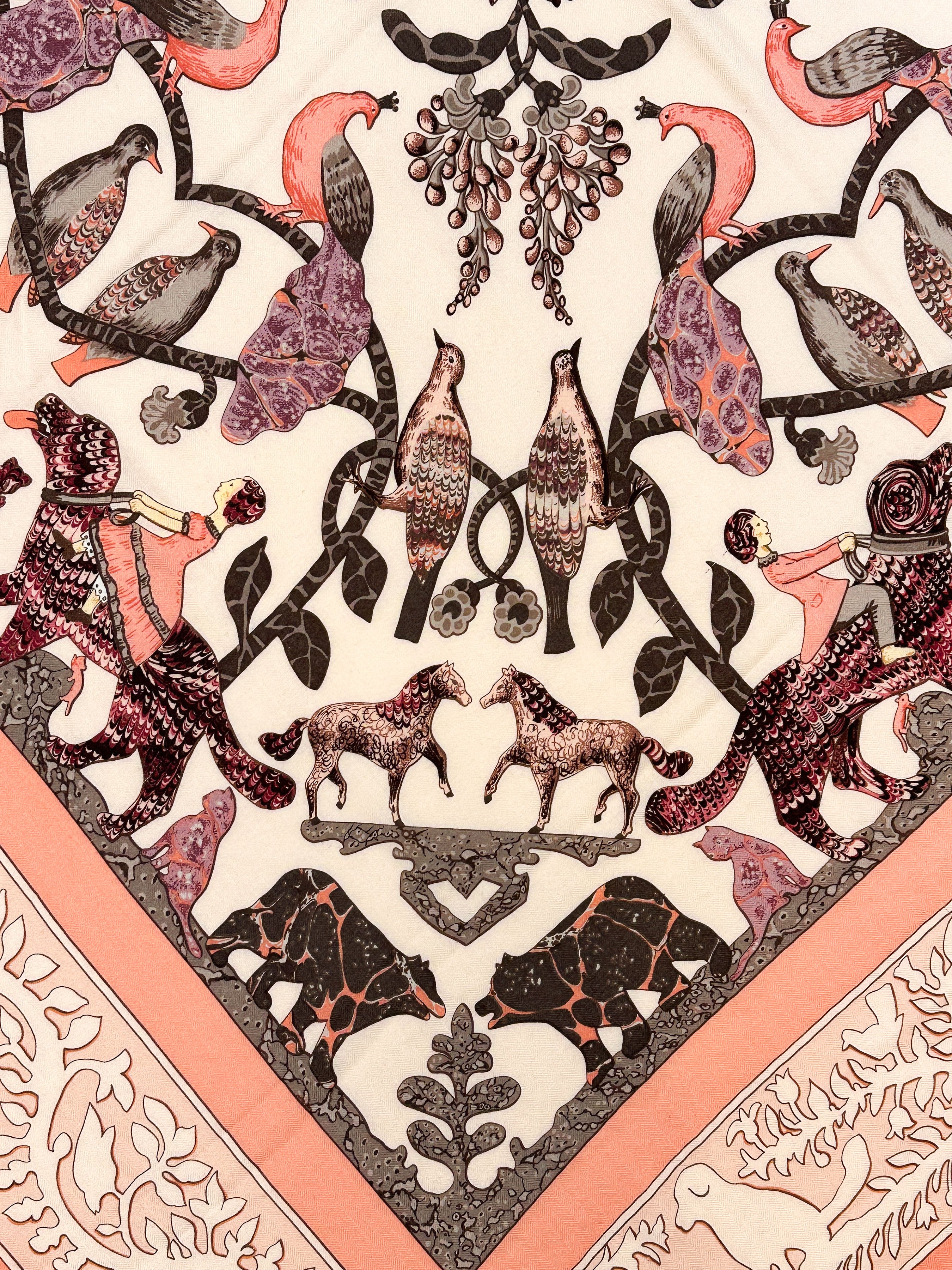 Hermès Early America Cashmere Silk 140