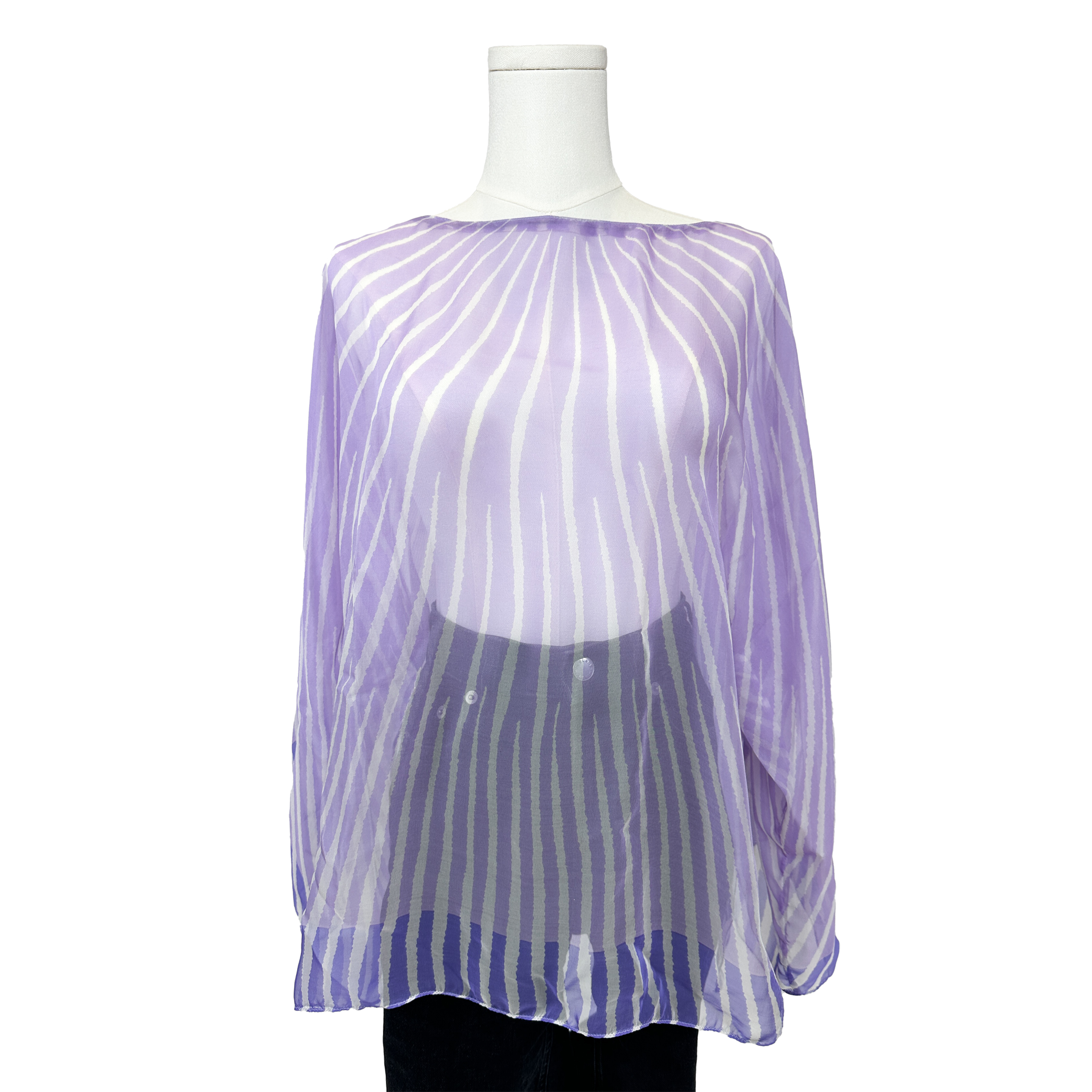 Hermès Soleil Mousseline Top