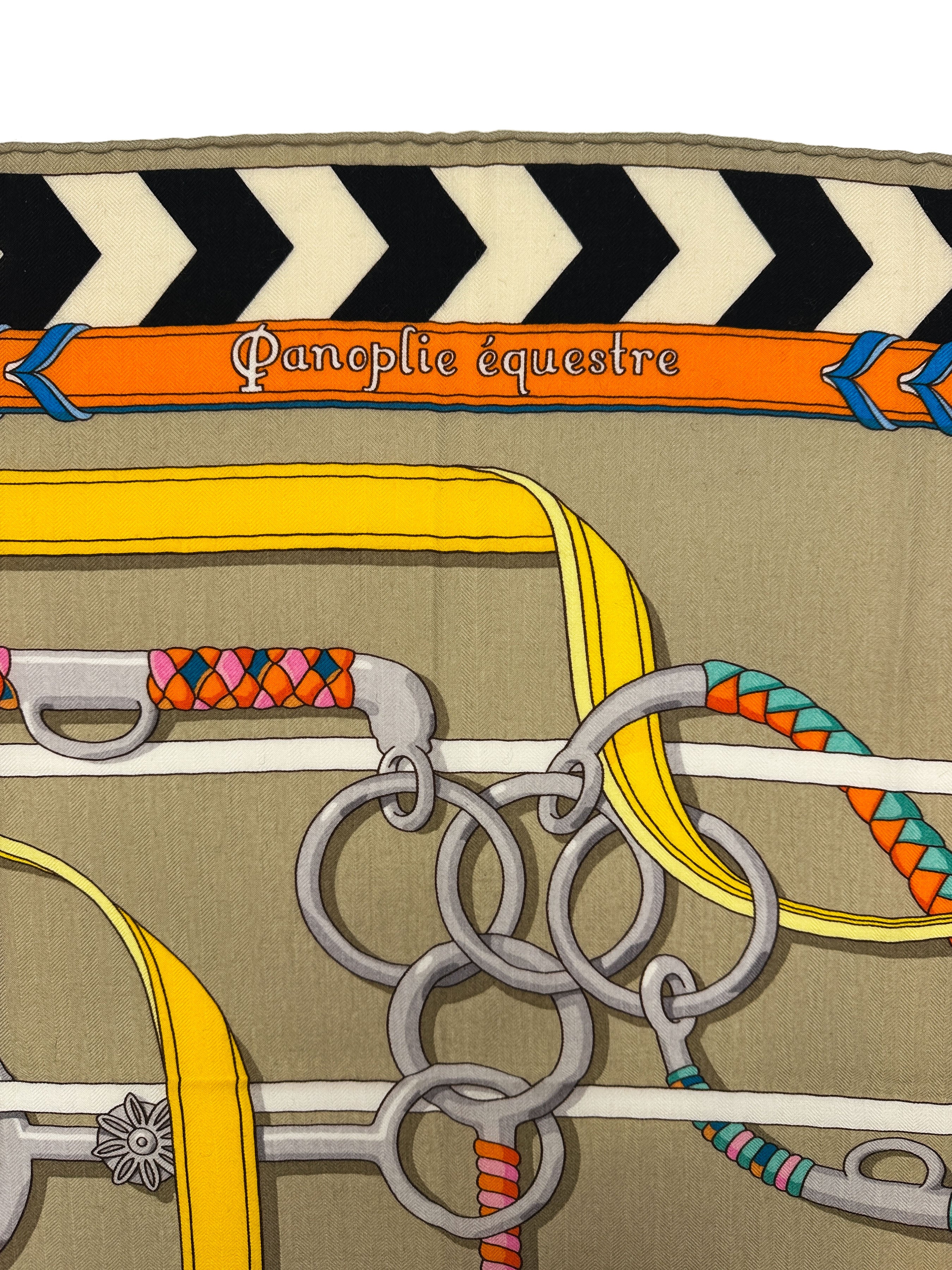 Hermès Panoplie Equestre Cashmere Silk 140