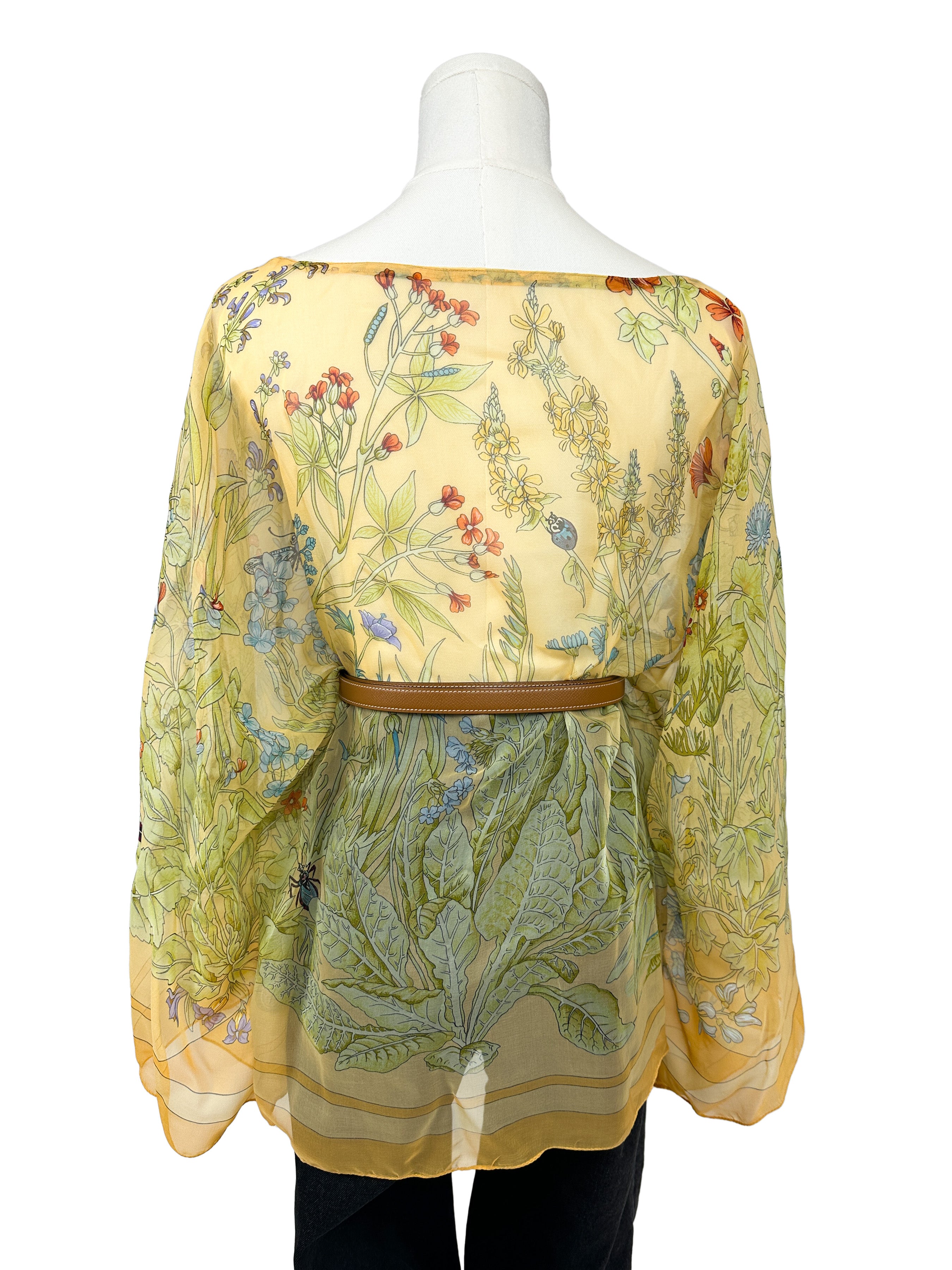 Hermès La Prairie Mousseline Top