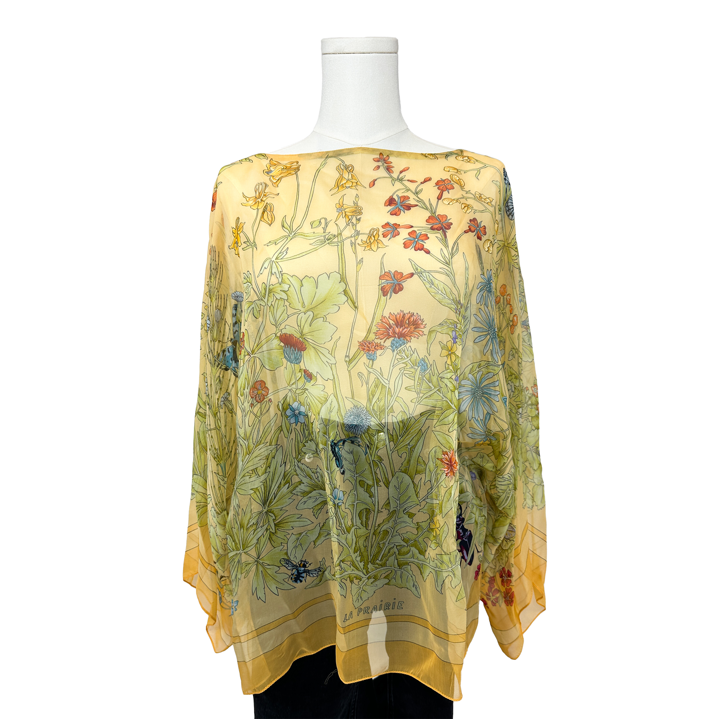 Hermès La Prairie Mousseline Top