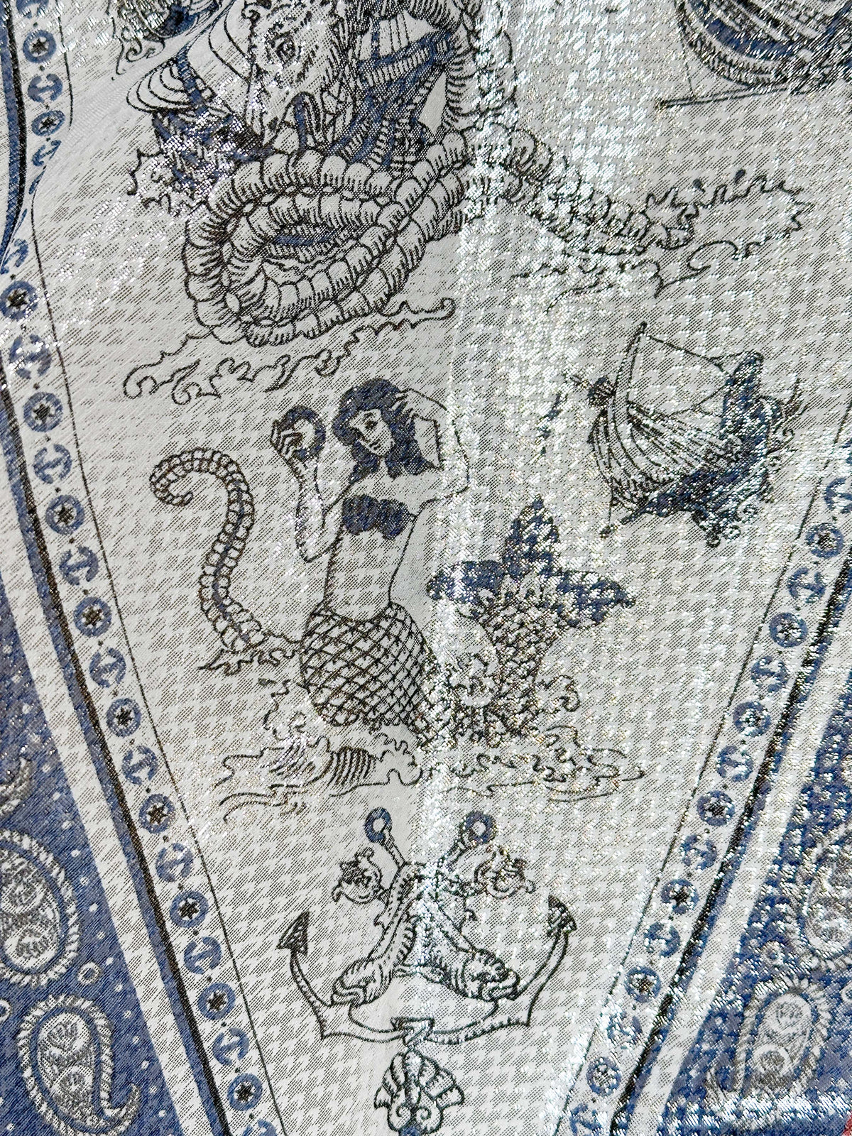 Hermès Tatouages Marins Bandana Glitter Losange