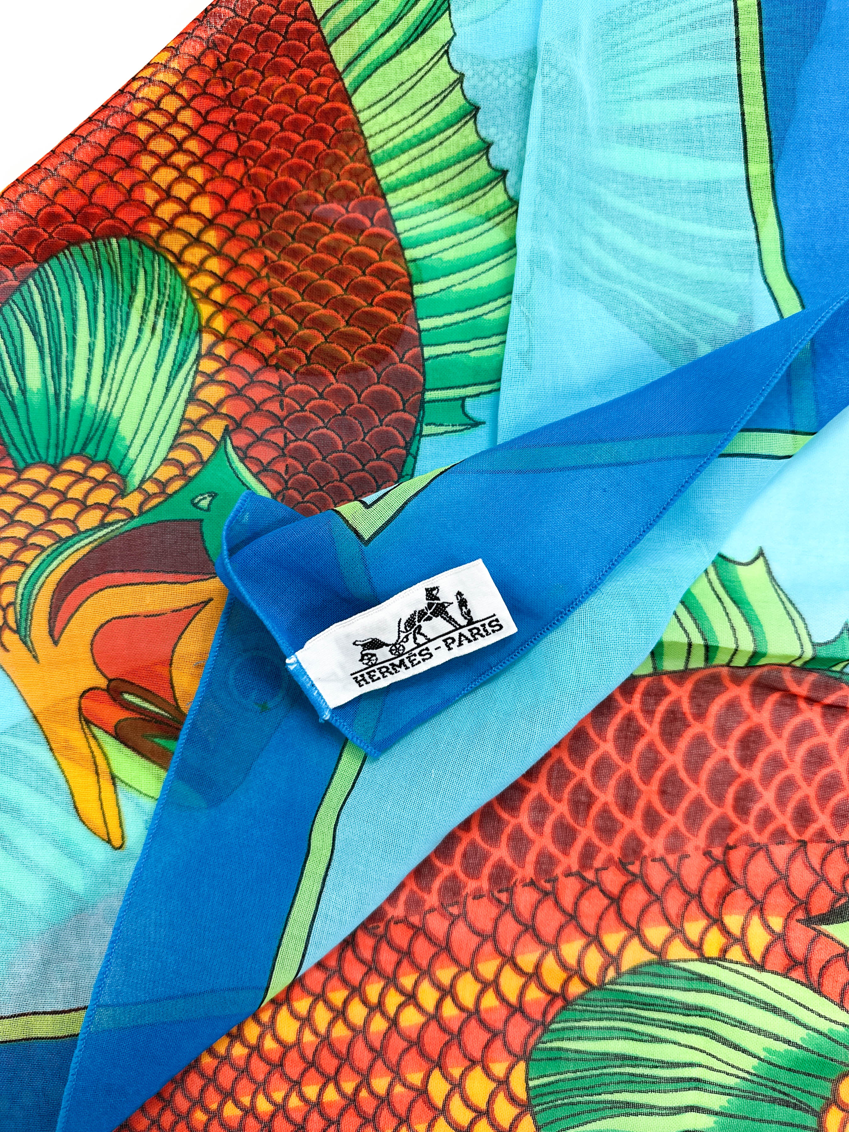 Hermès Fish Cotton Pareo
