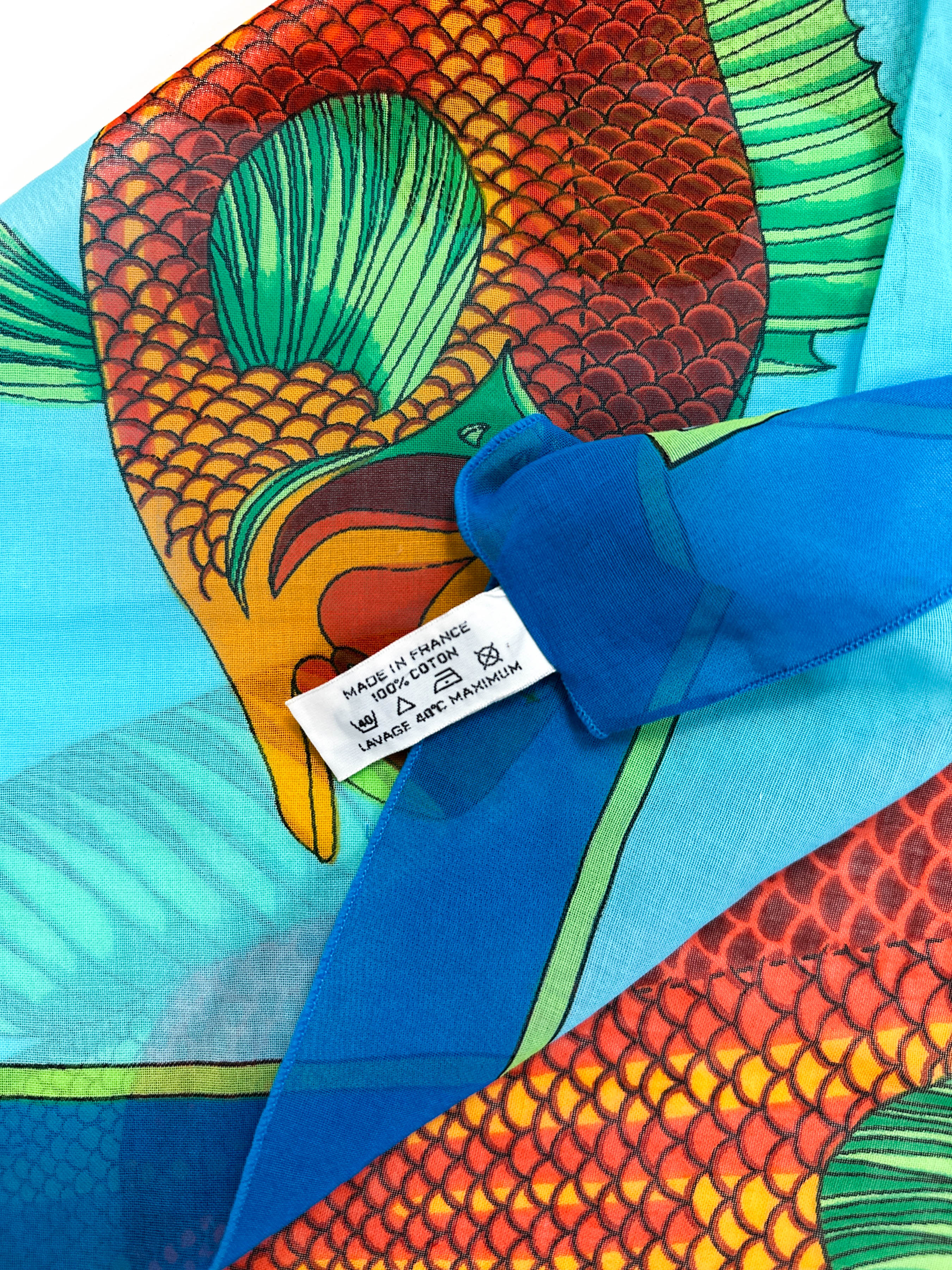 Hermès Fish Cotton Pareo