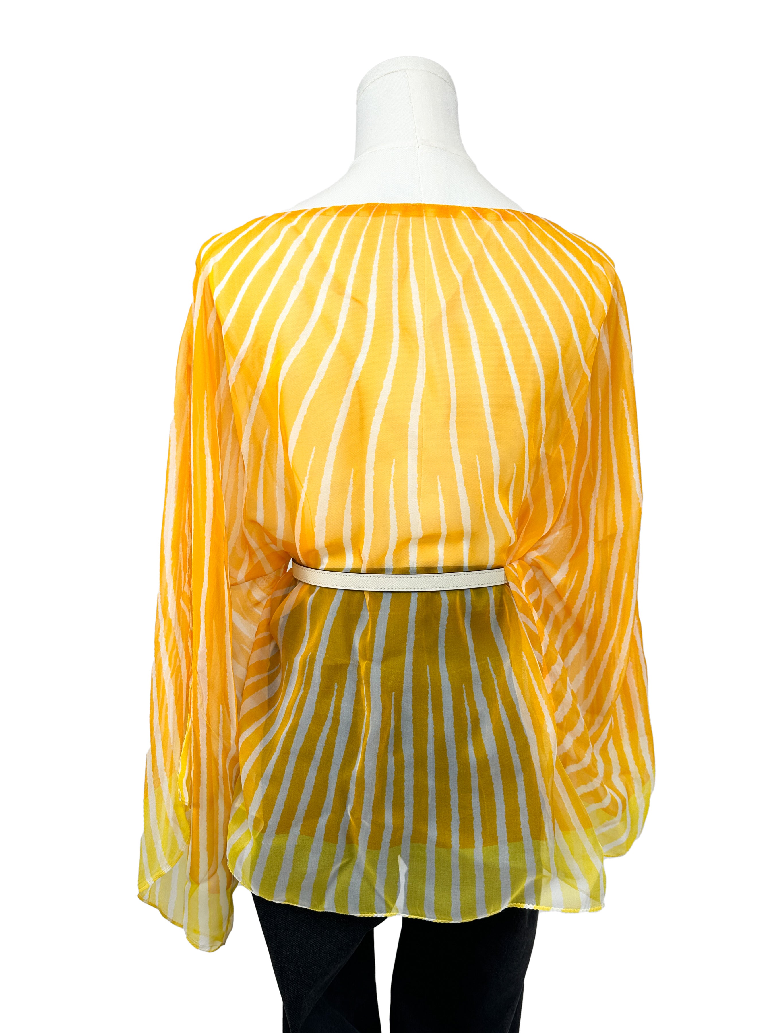 Hermès Soleil Mousseline Top