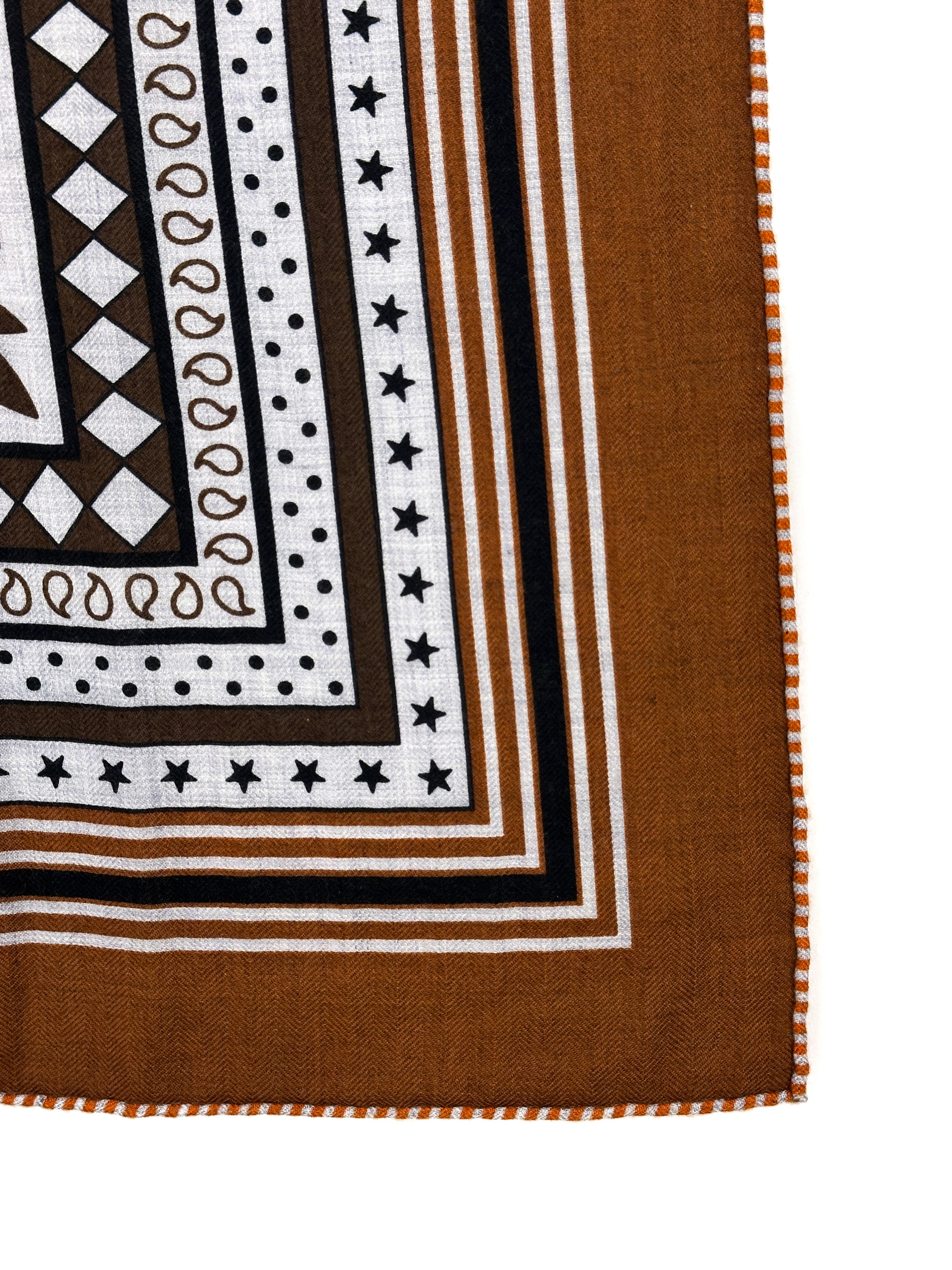 Hermès Les Roues de Phaéton Bandana Cashmere Silk 140