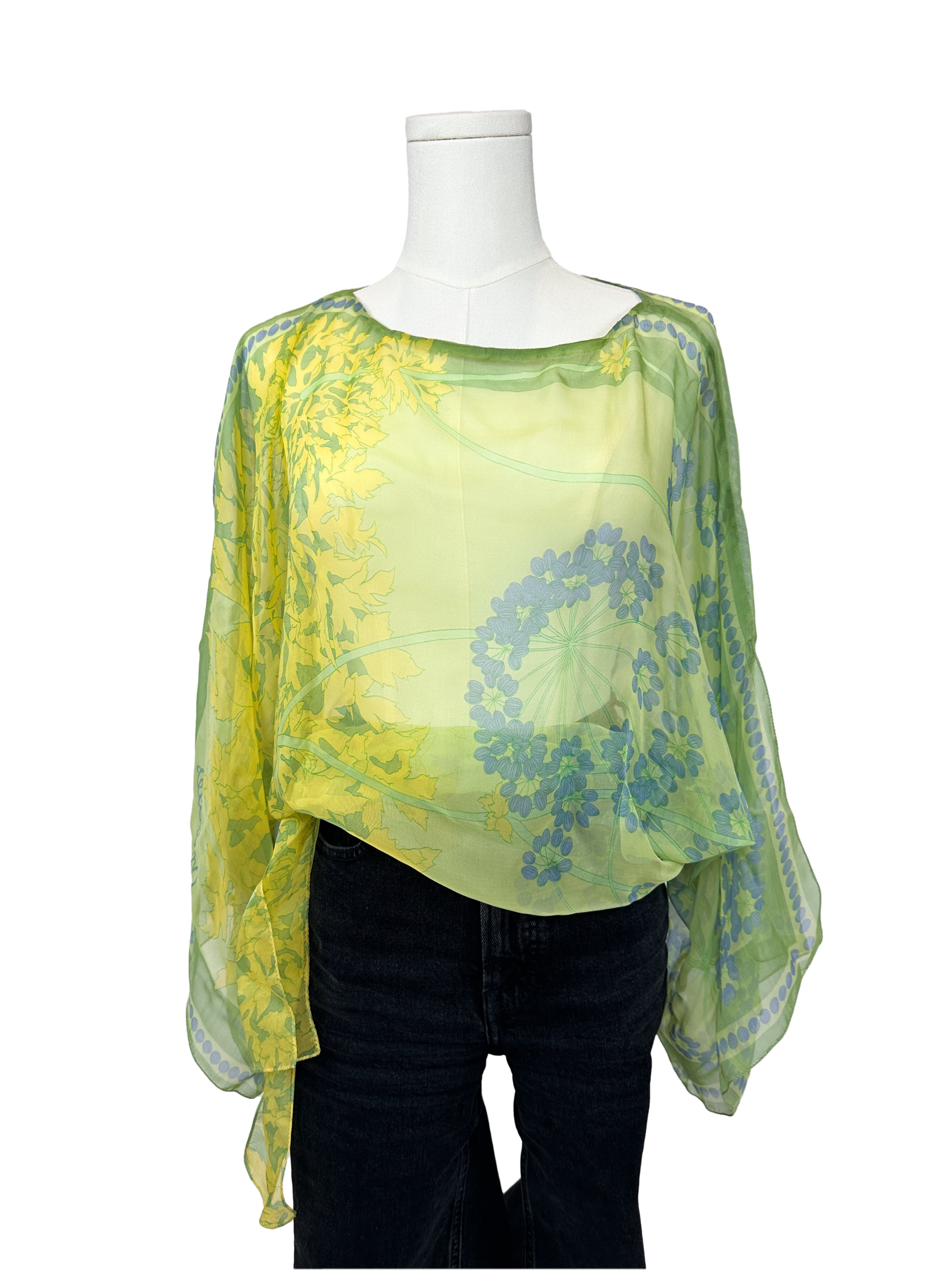 Hermès Ombelles Mousseline Top