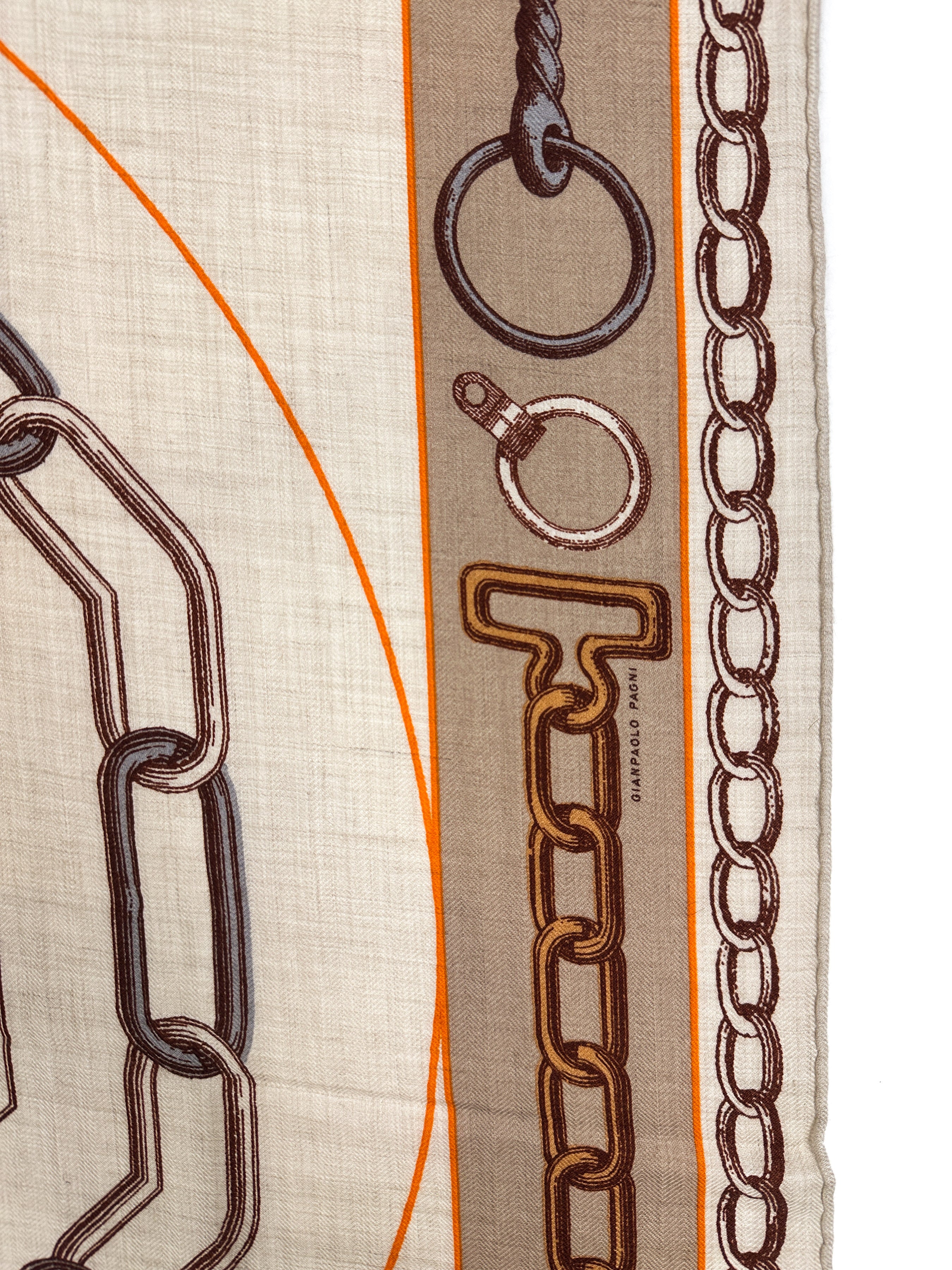 Hermès Effet Kaleidoscope Cashmere Silk 140