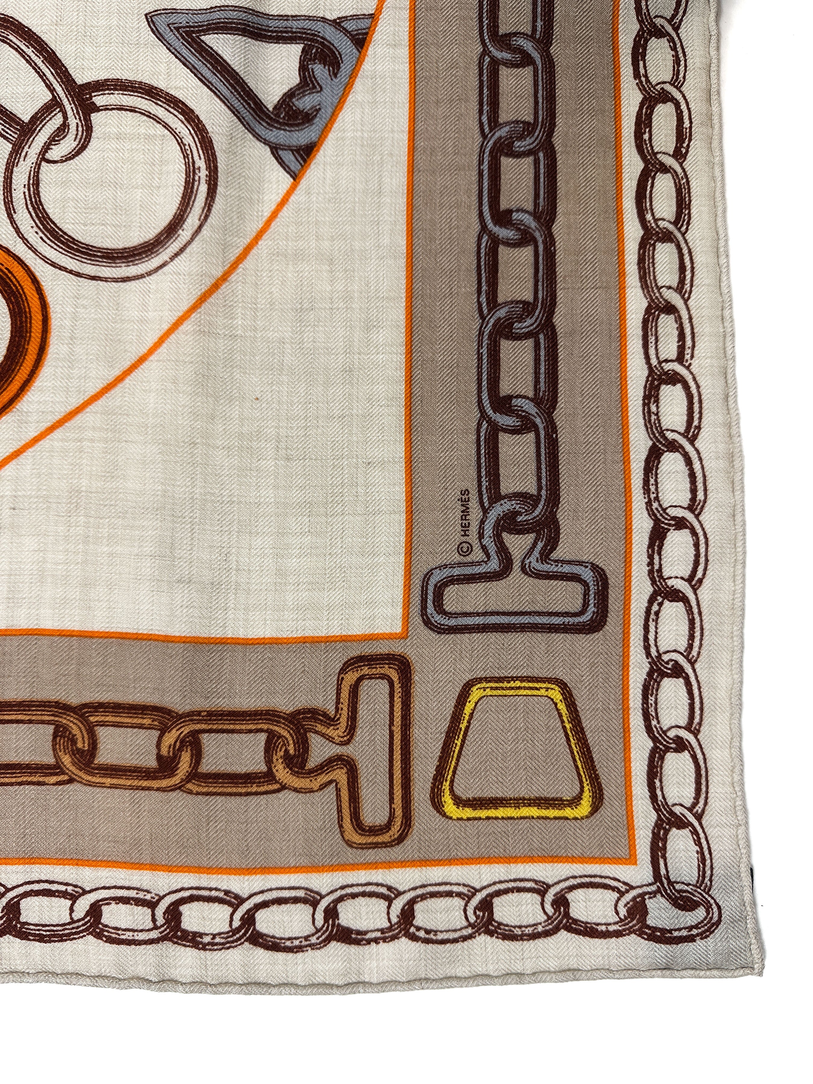 Hermès Effet Kaleidoscope Cashmere Silk 140