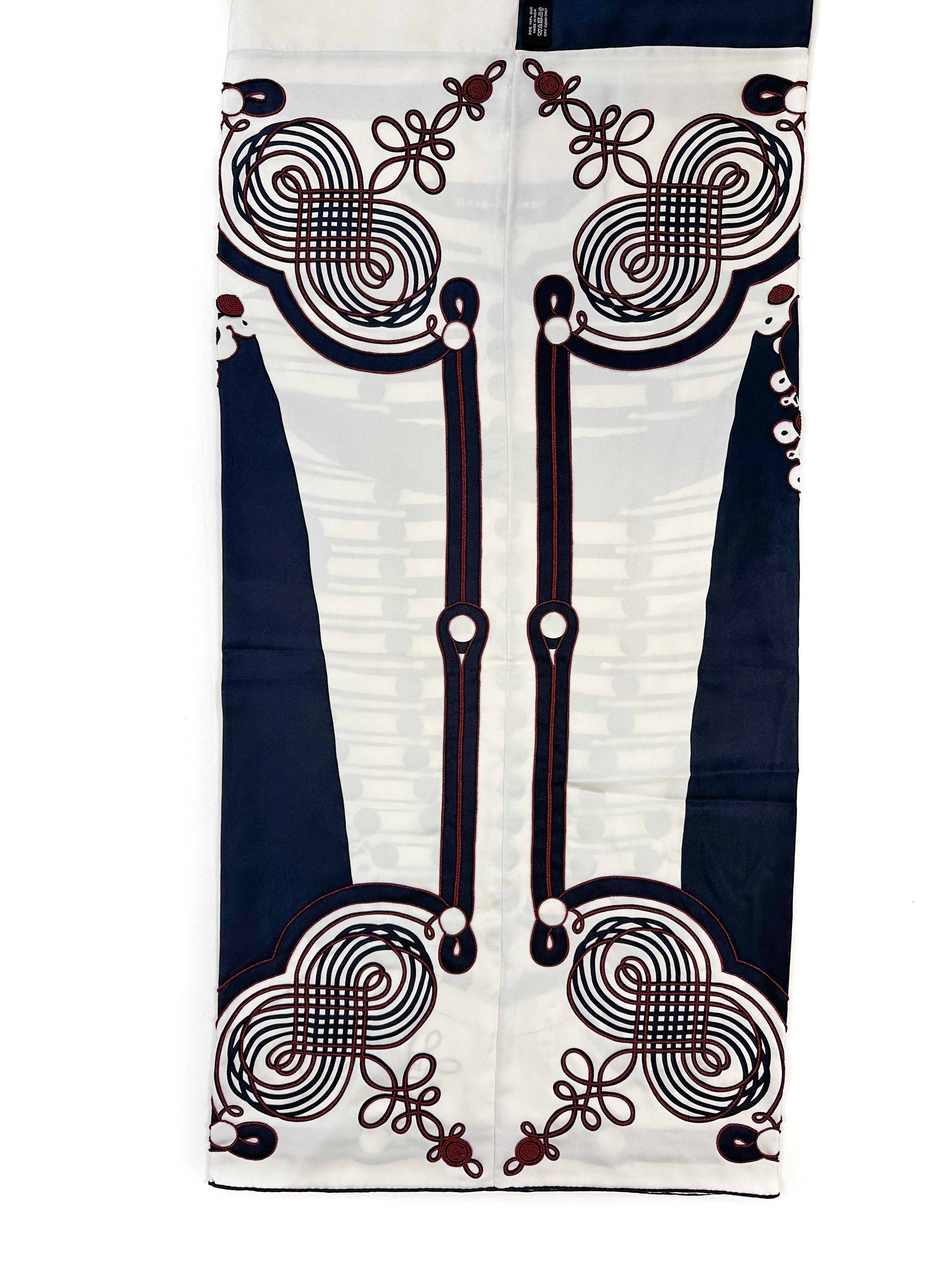 Hermès Brazil & Brandebourg Tatouages Precieux Exceptional Beaded Shawl