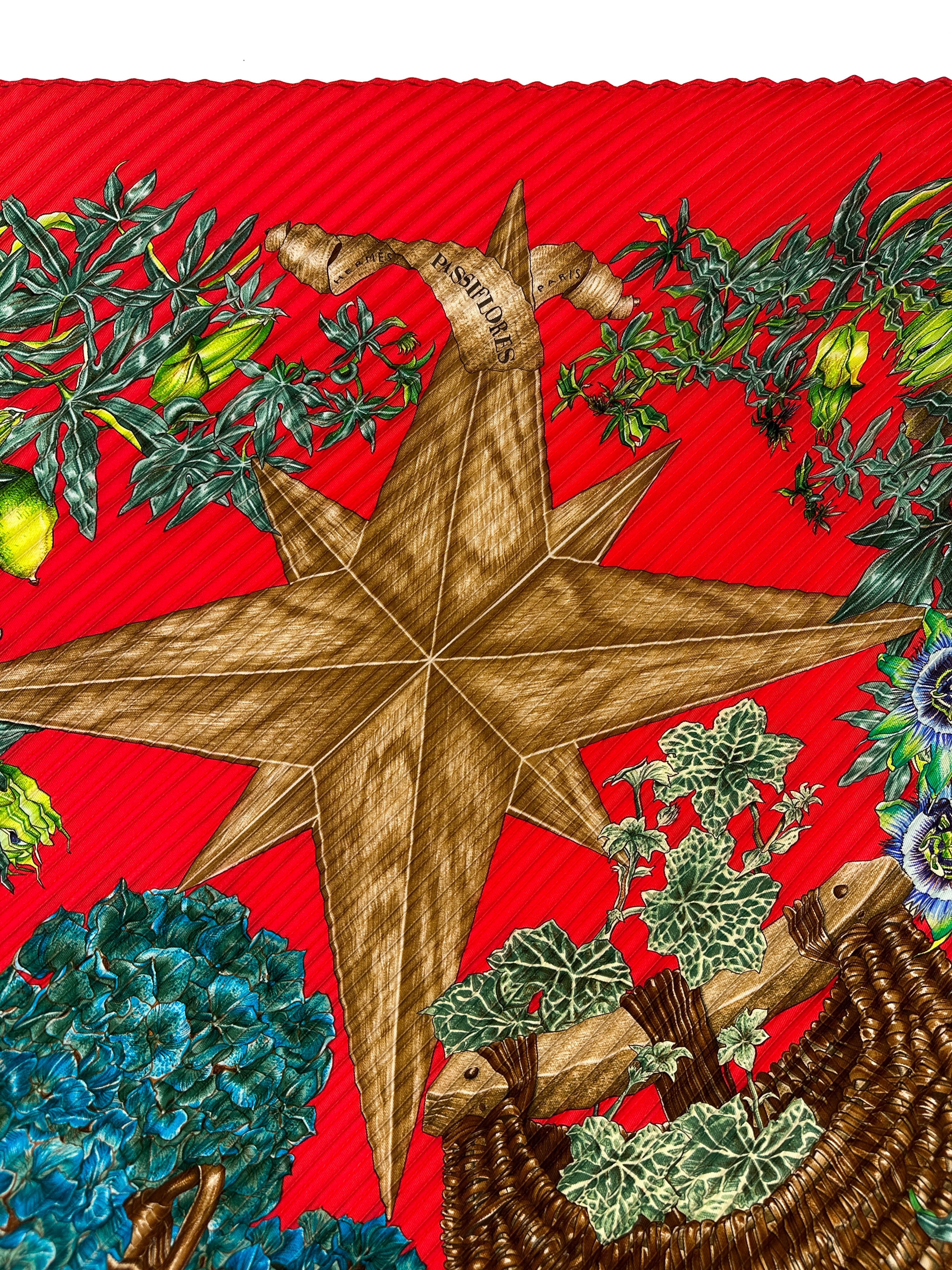 Hermès Passiflores Plissé 90