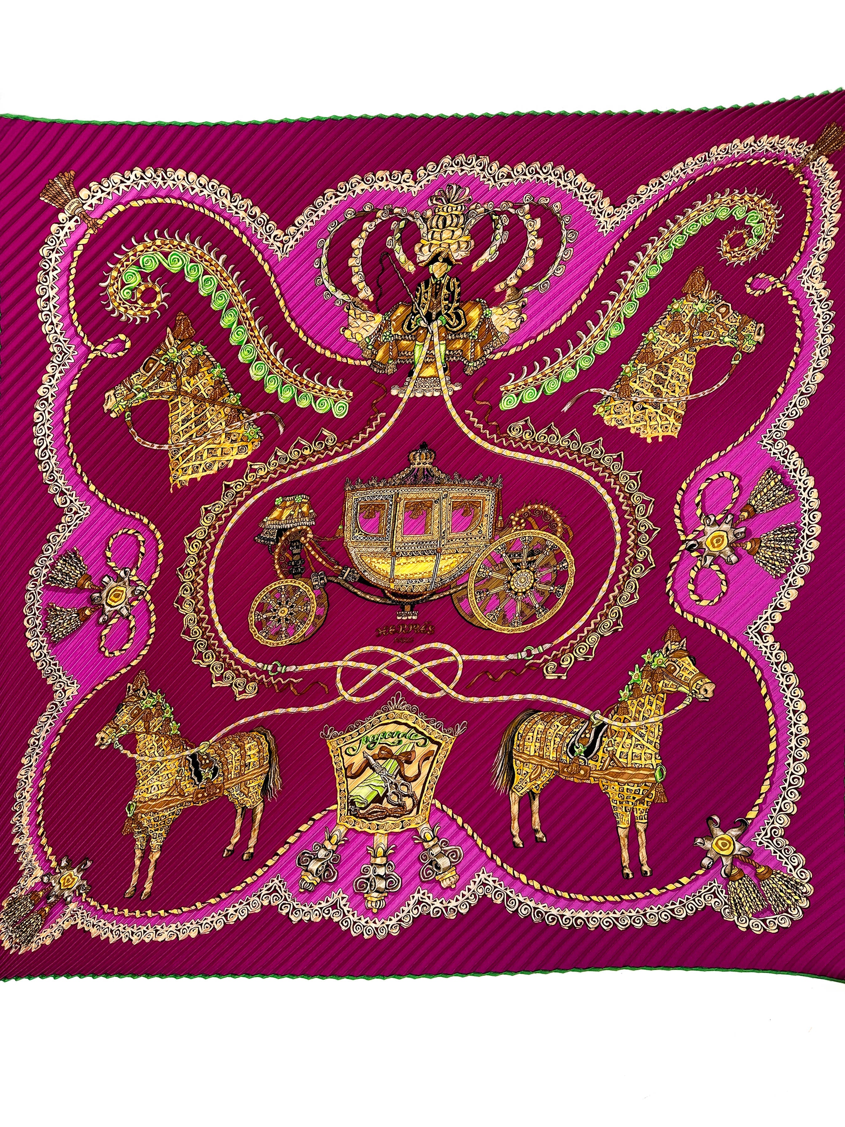 Hermès Paperoles Plissé 90