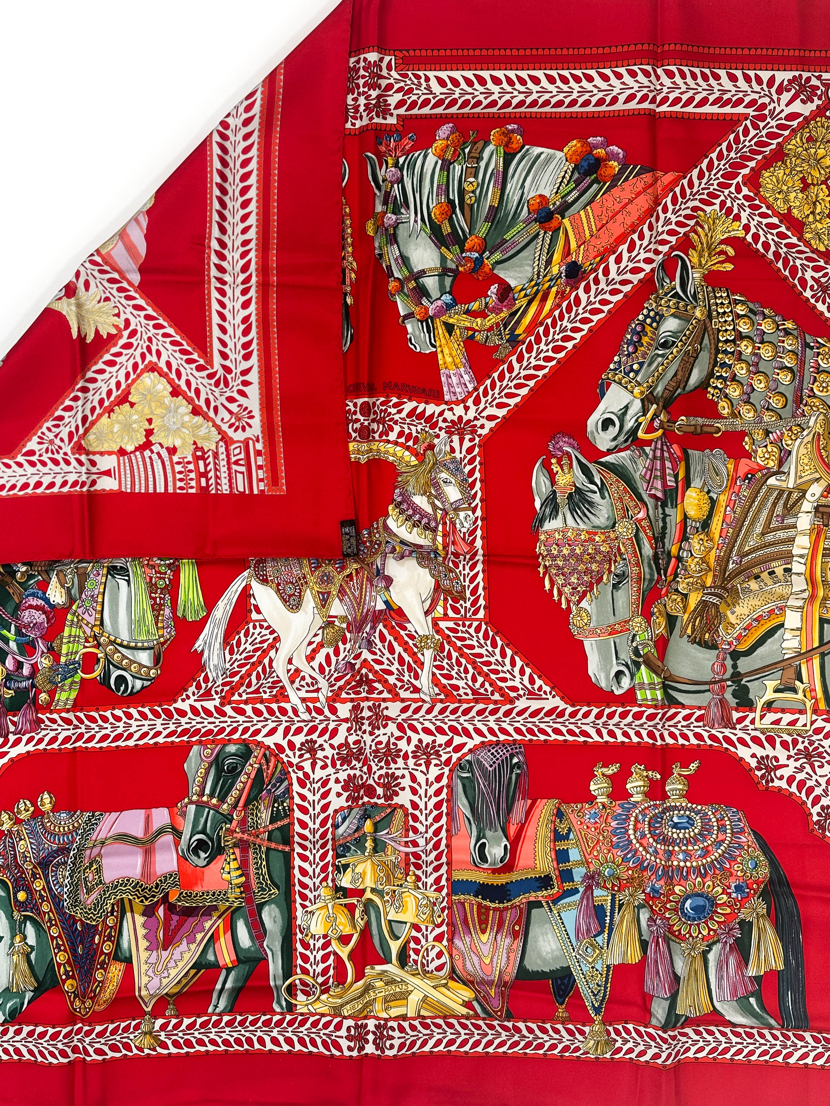 Hermès La Danse du Cheval Marwari 90
