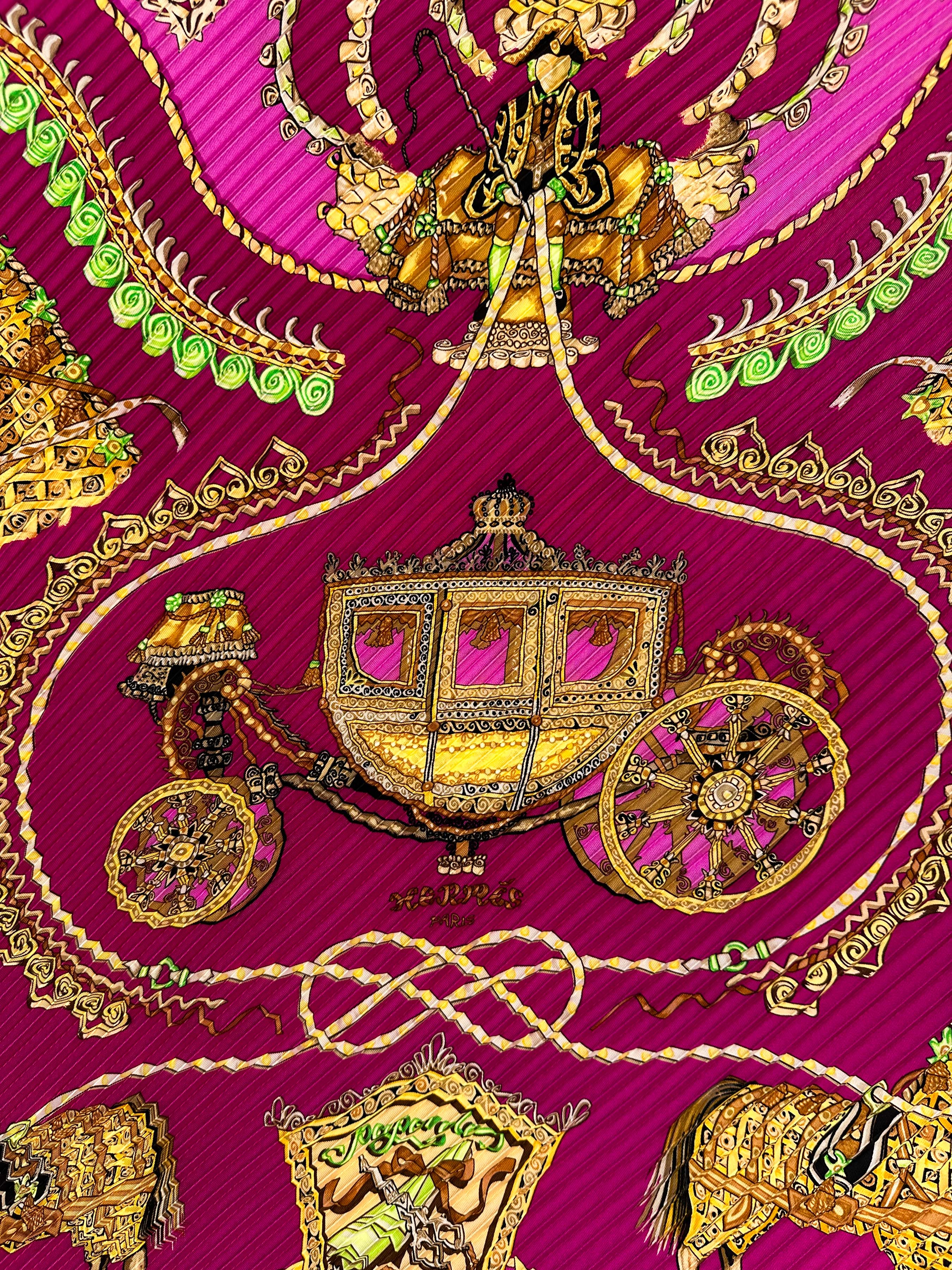 Hermès Paperoles Plissé 90