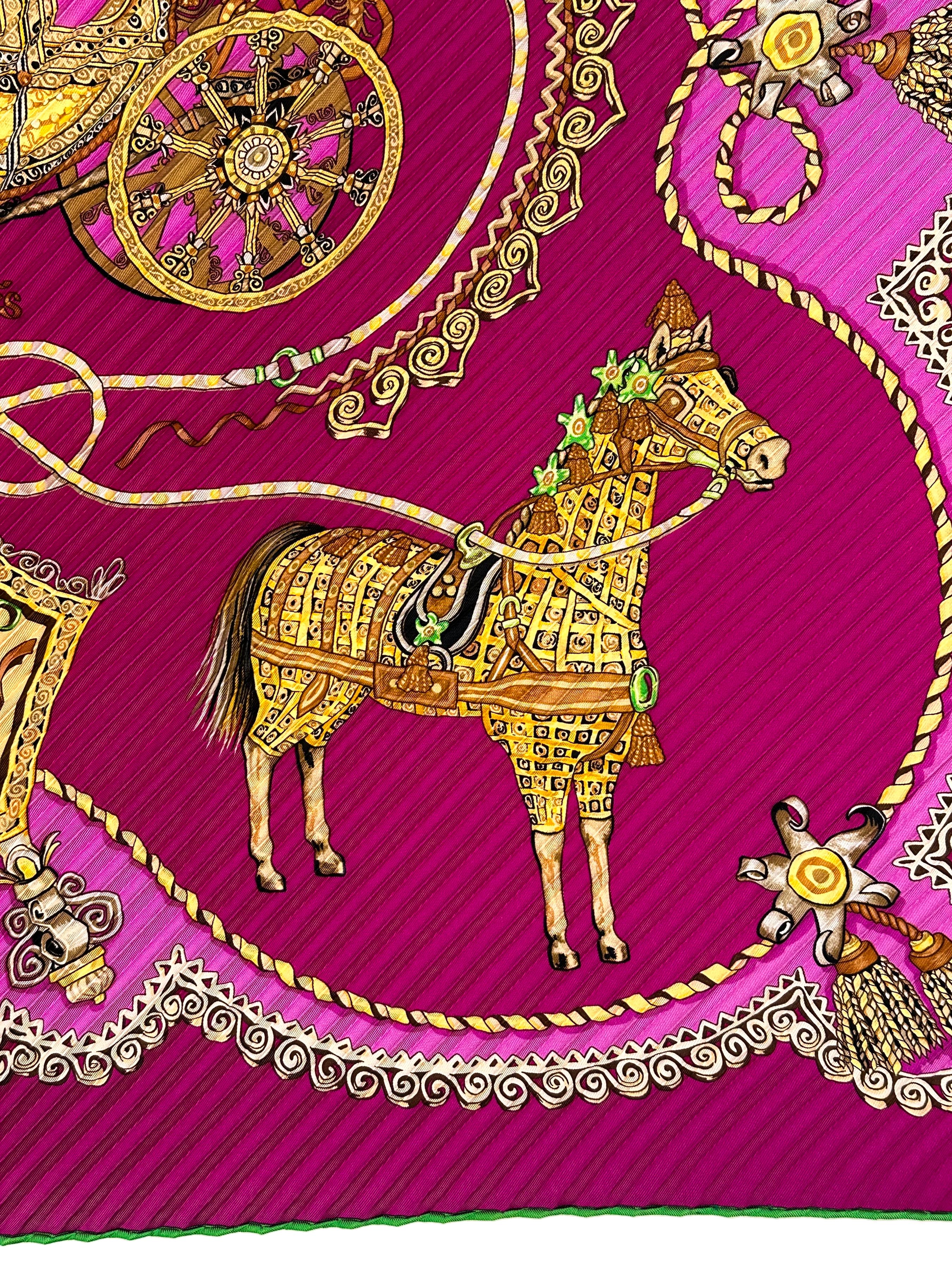 Hermès Paperoles Plissé 90