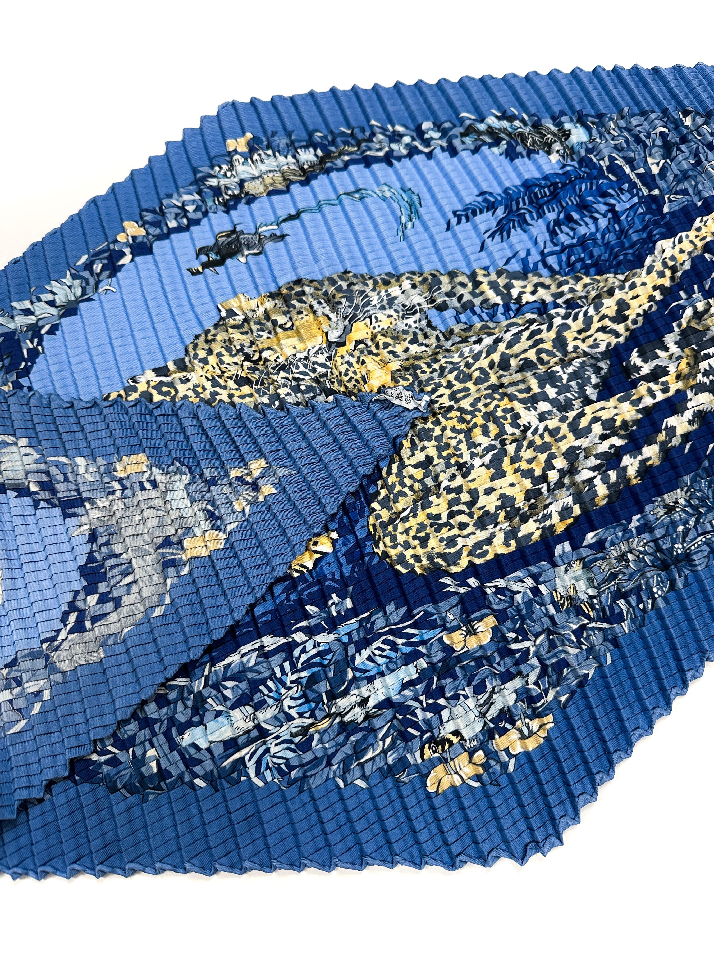 Hermès Jungle Love Mosaic Plissé 90