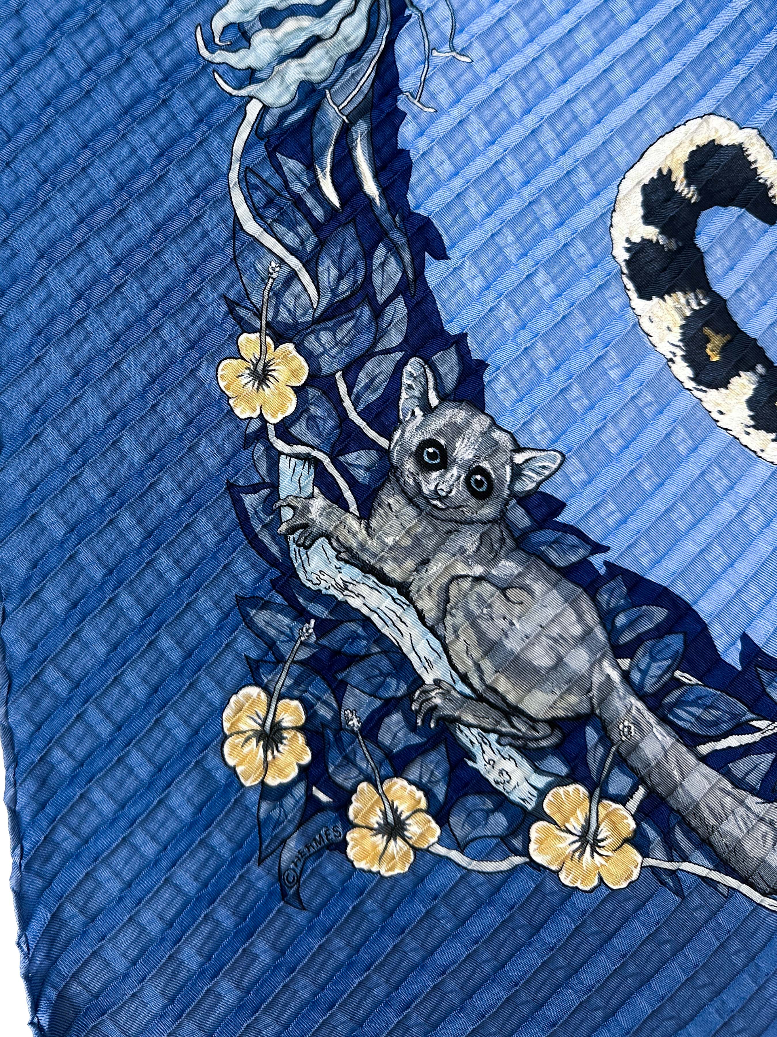Hermès Jungle Love Mosaic Plissé 90