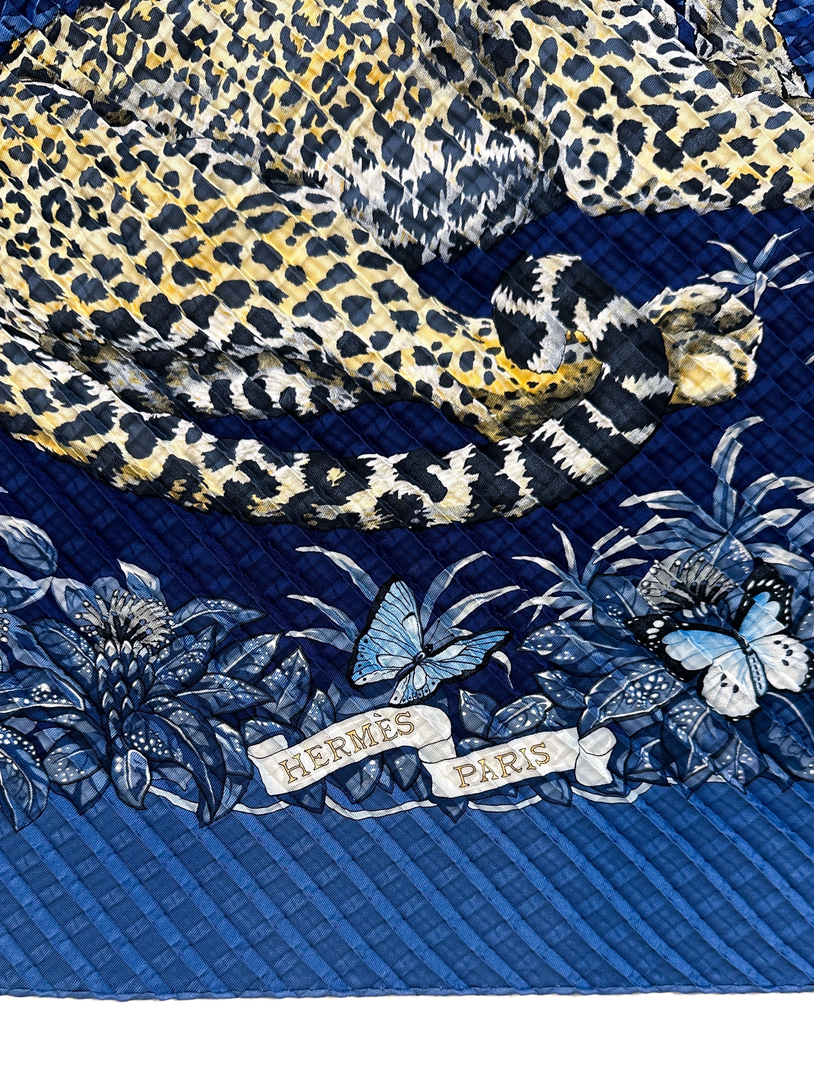 Hermès Jungle Love Mosaic Plissé 90